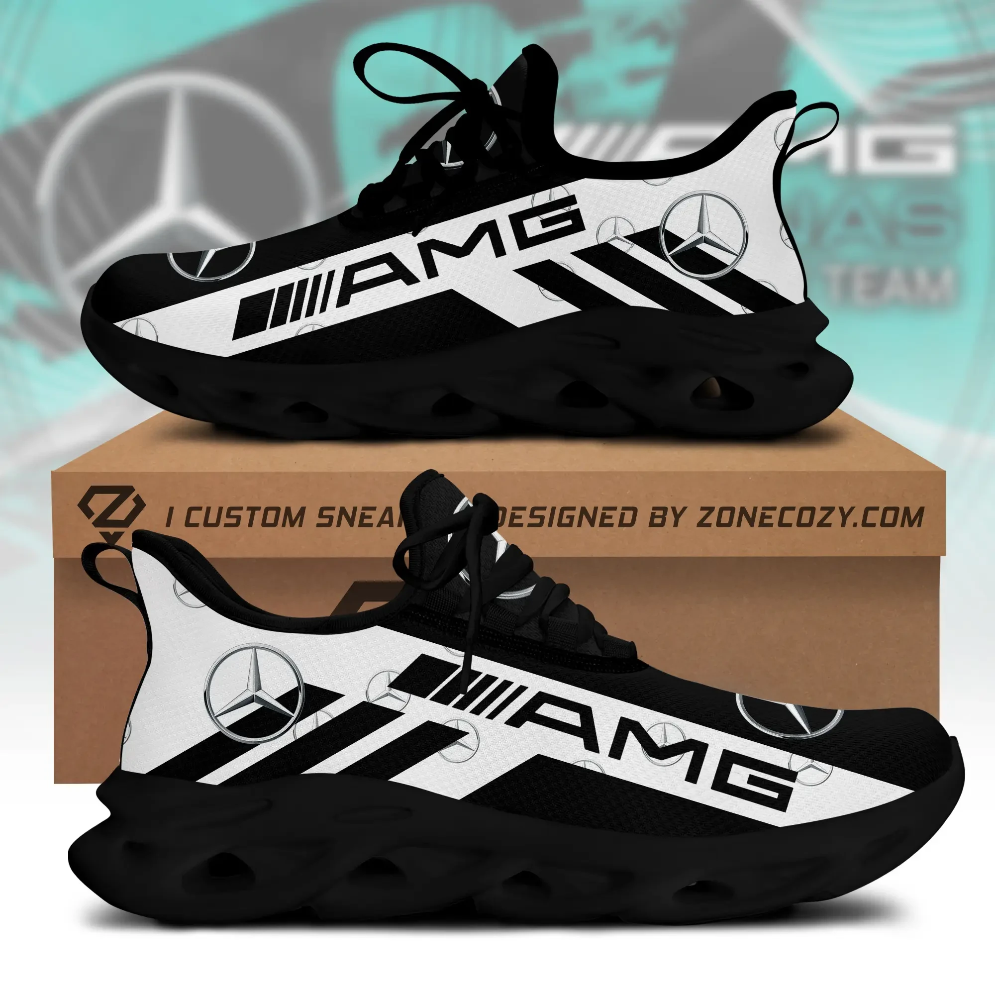 Mercedes AMG Chunky Custom Sneaker