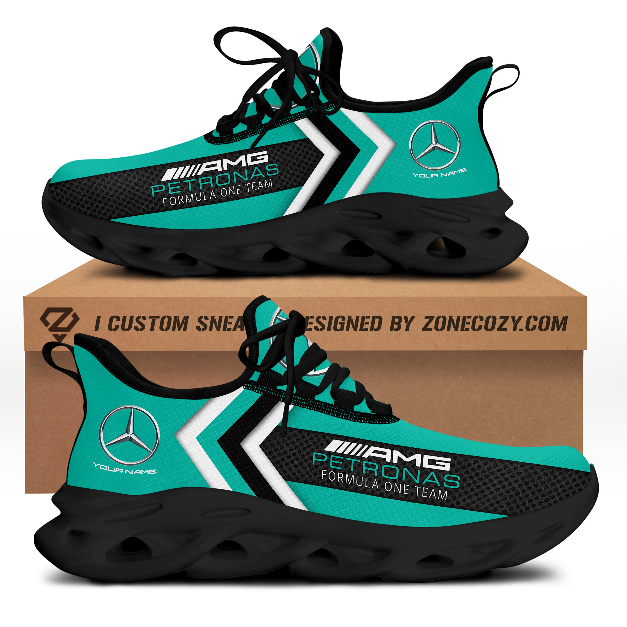 Mercedes AMG Petronas Chunky Custom Sneaker