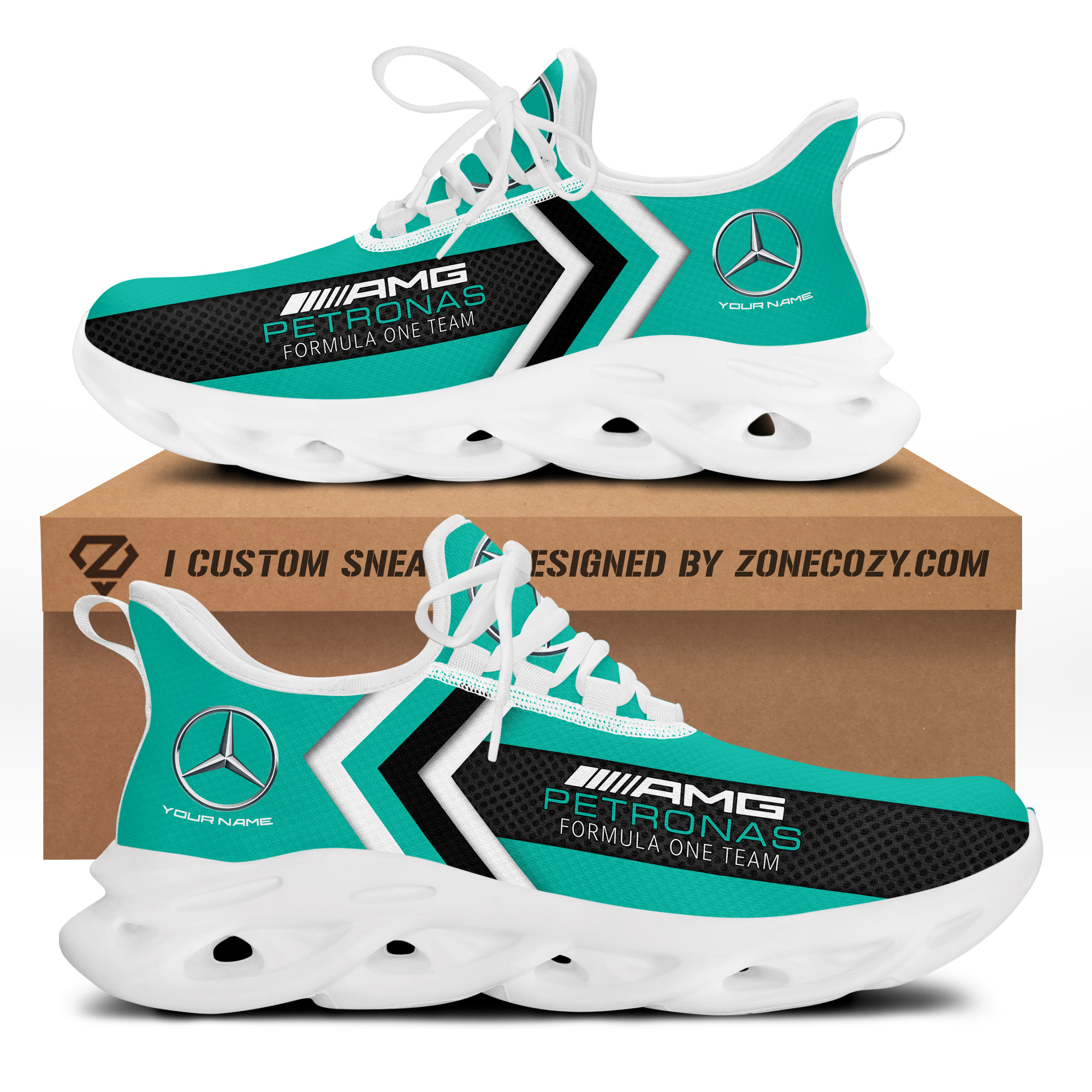 Mercedes AMG Petronas Chunky Custom Sneaker