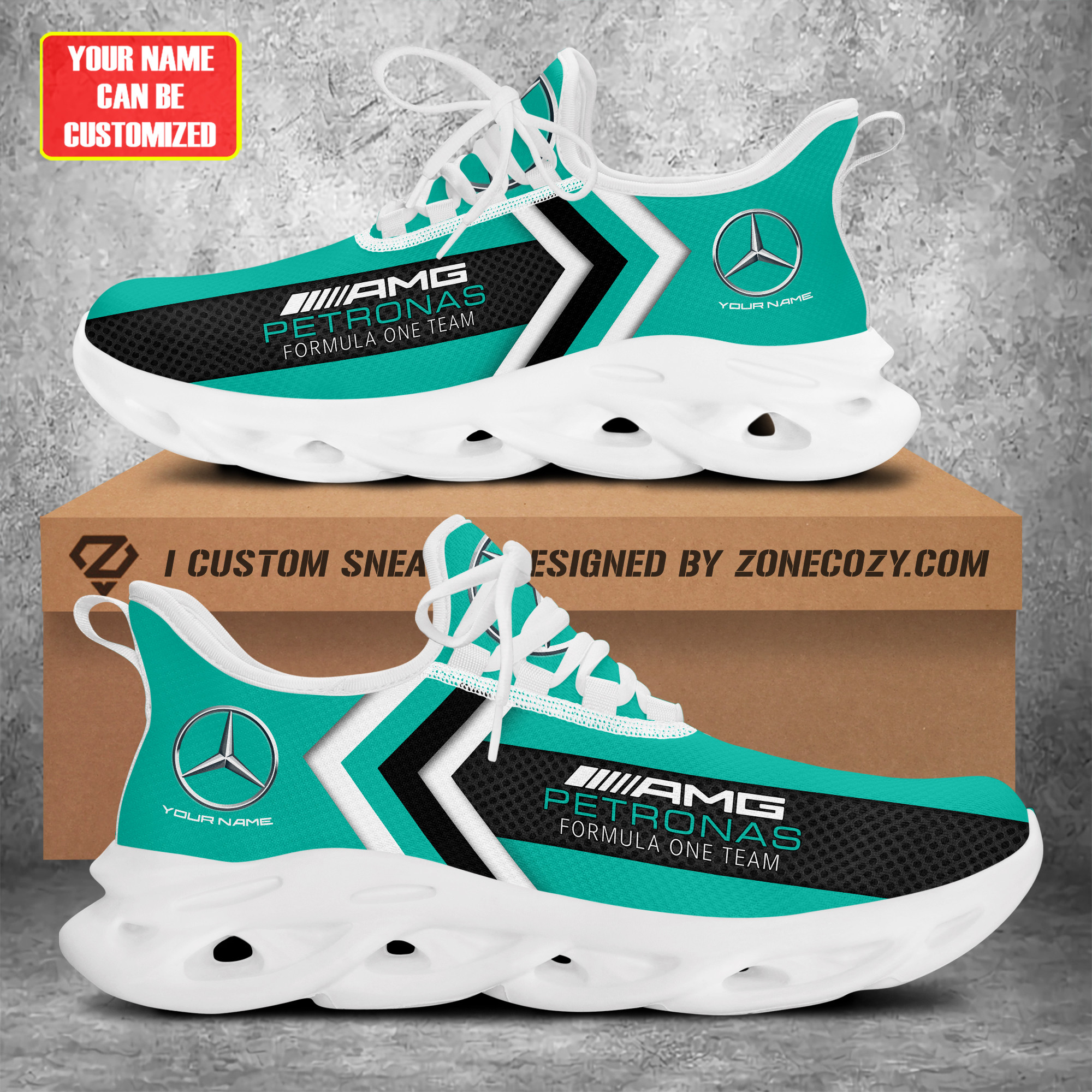 Mercedes AMG Petronas Chunky Custom Sneaker