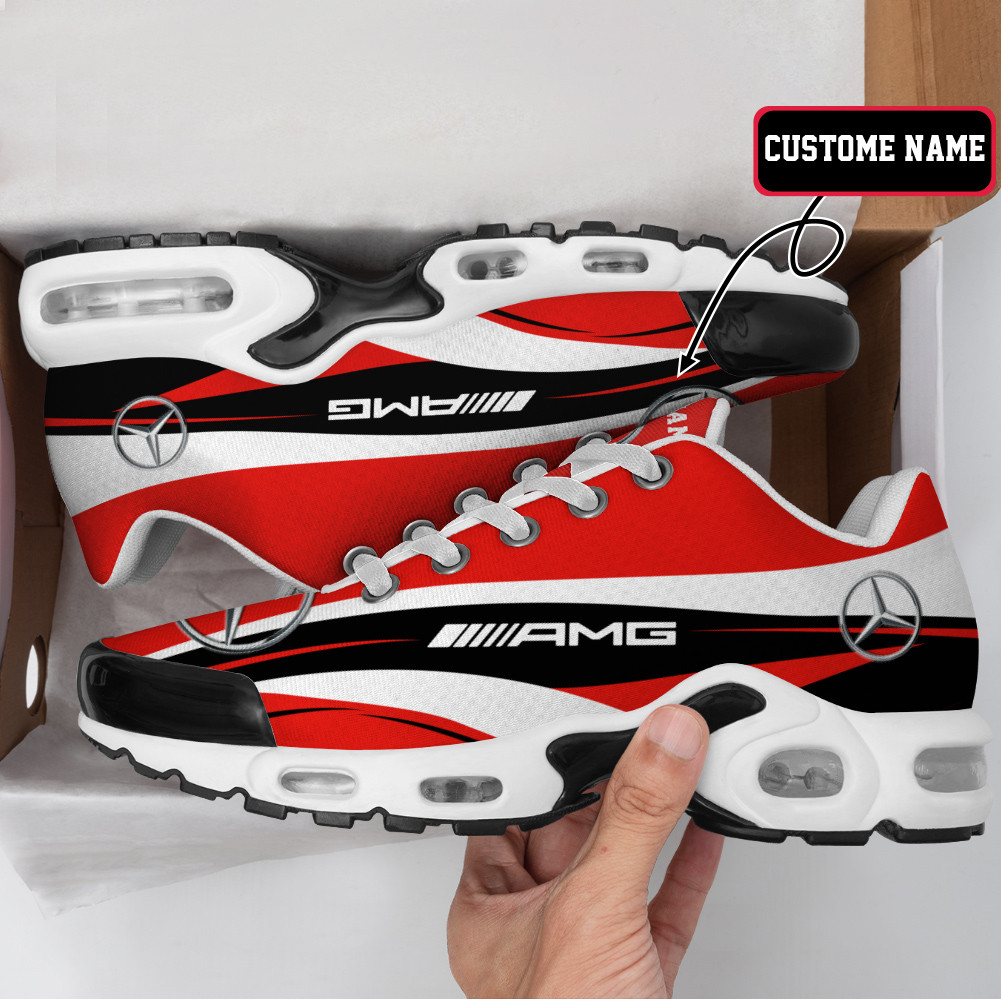 Mercedes-Benz AMG Wave Style Custom Name TN Air Max Shoes Air Cushion Sneakers