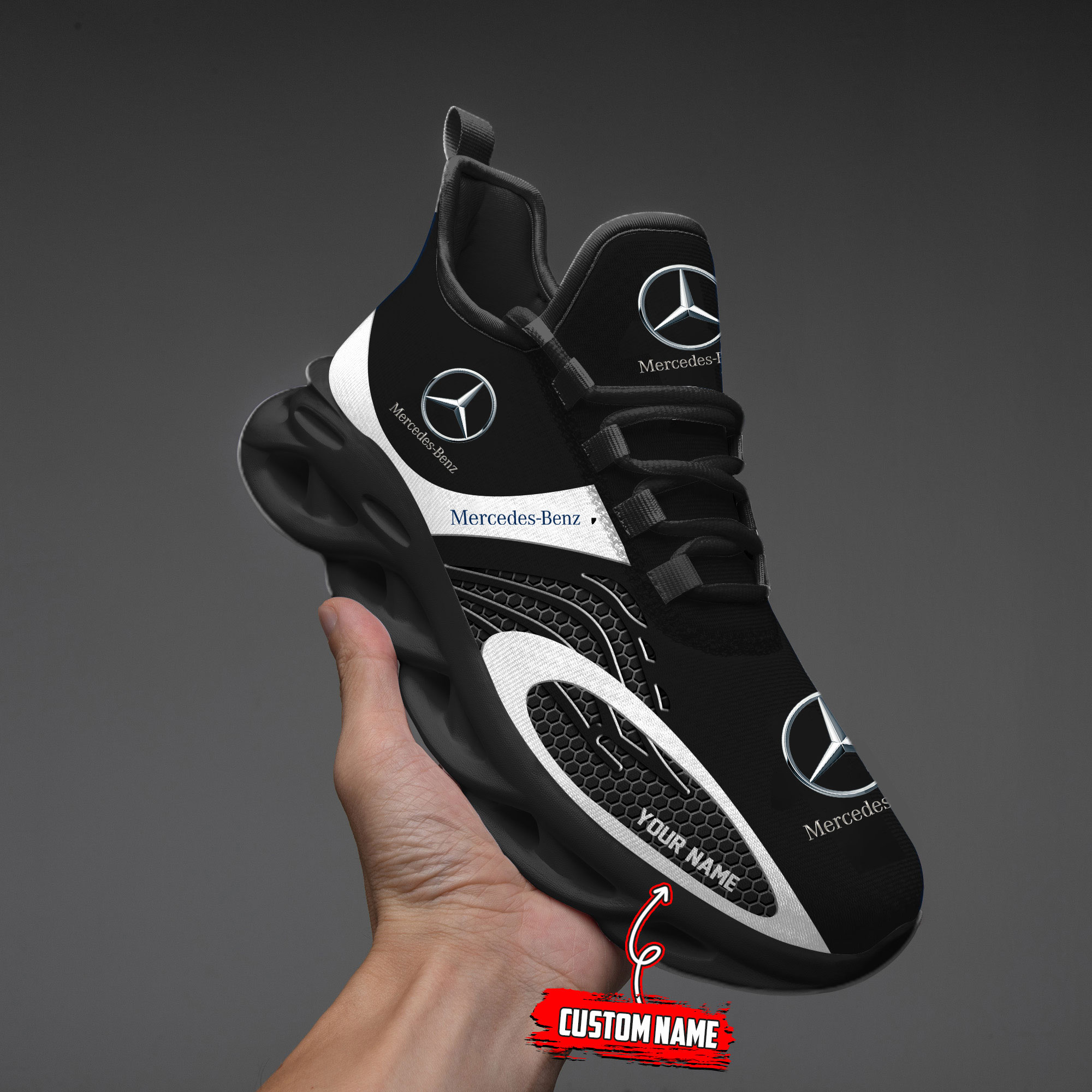 Mercedes Custom Name Design Max Soul Sneakers VS6.2