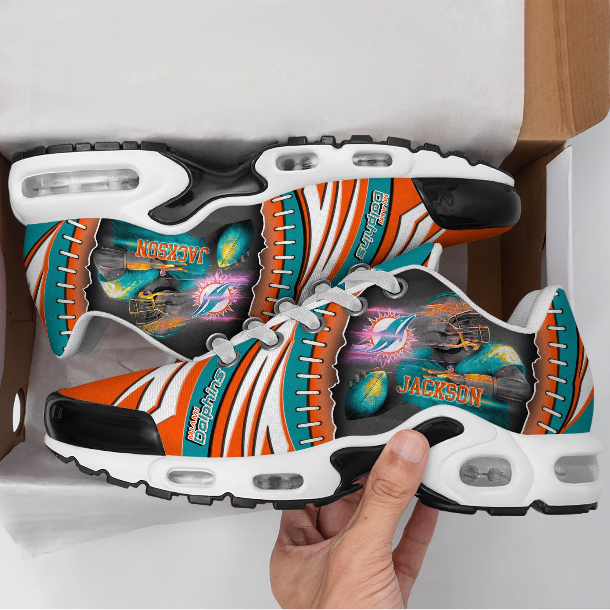 Miami Dolphins TN Shoes 2025 Version Custom Your Name 919