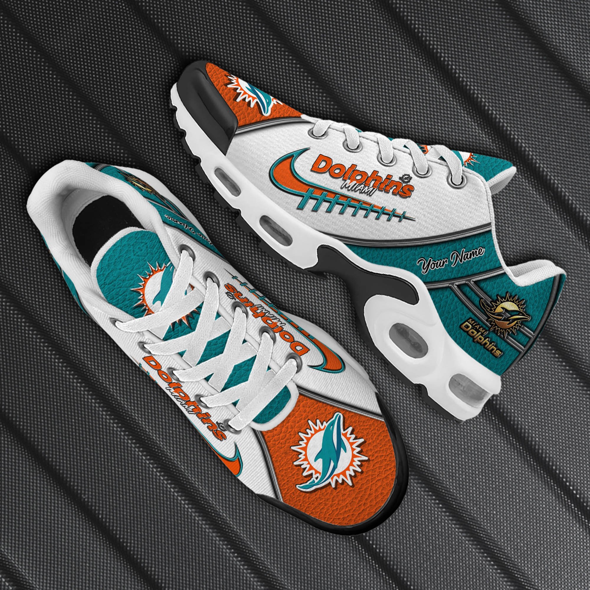 Miami Dolphins TN Shoes 2025 Version Custom Your Name, Football Team Shoes 516