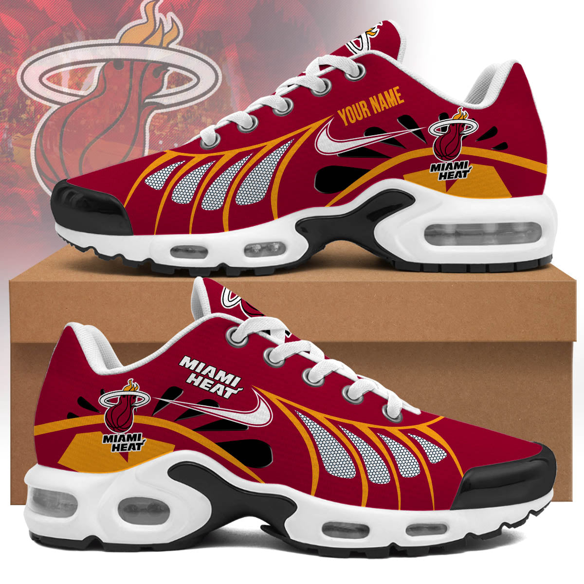 Miami Heat Personalized Air Max Shoes 
