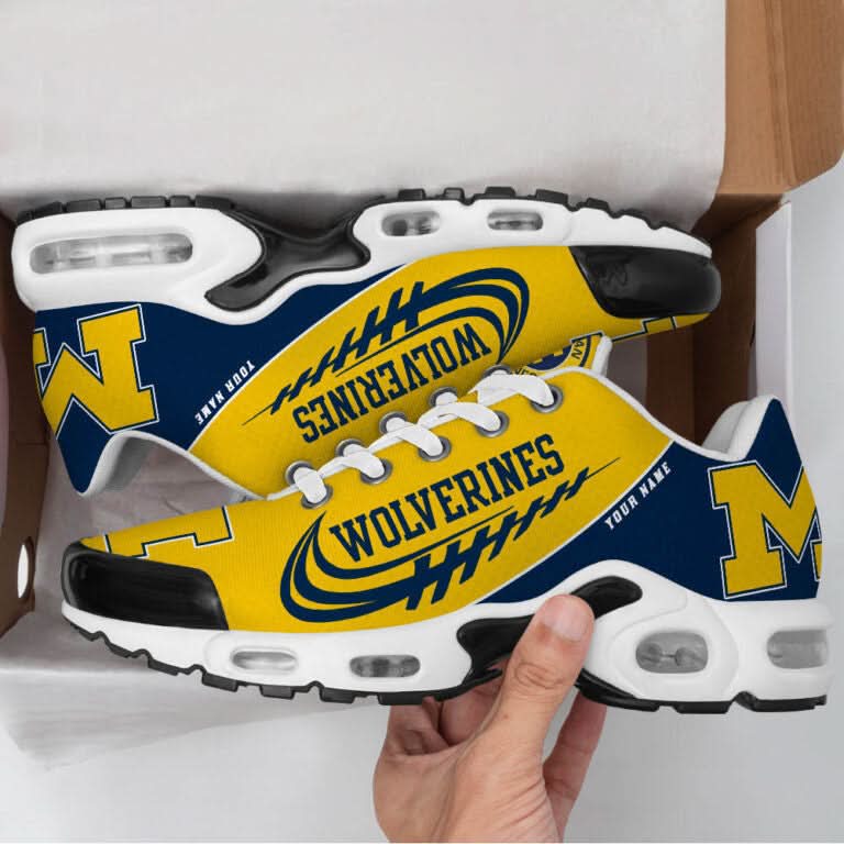 Michigan Wolverines-Custom Name-TN Shoes