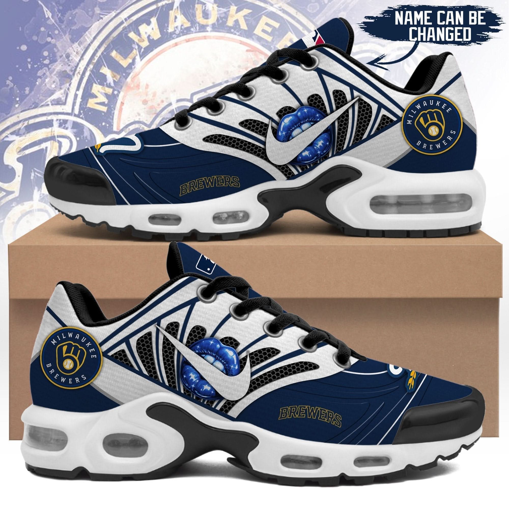 Milwaukee Brewers Personalized Air Max Shoes 