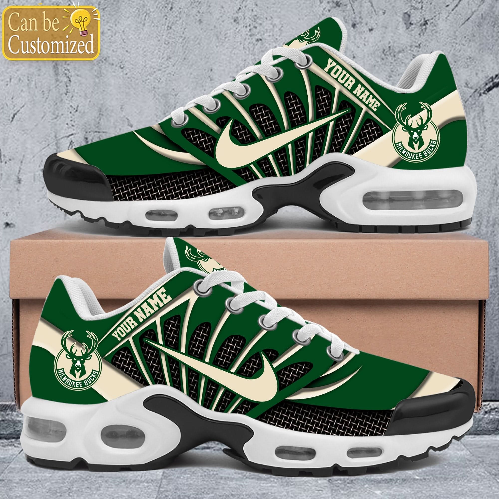 Milwaukee Bucks Premium A951 Limited Shoes Personalized