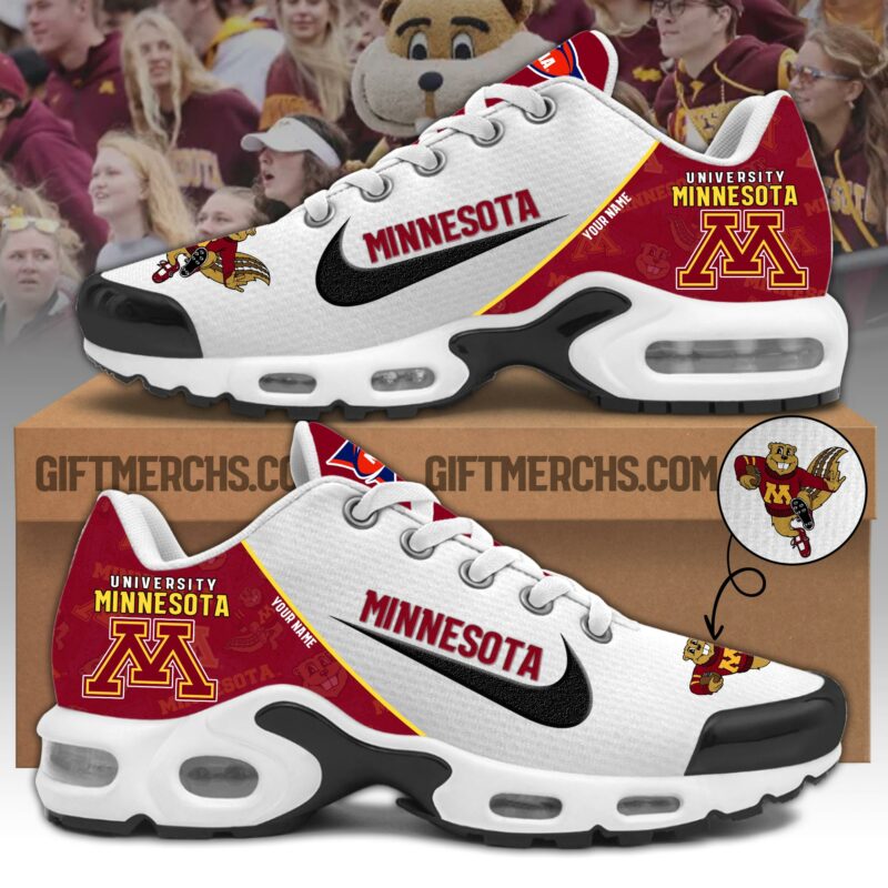 Minnesota Golden Gophers TN Shoes 2025 Version Custom Name, Shoes For Sport Fan, Sport Gifts PH270