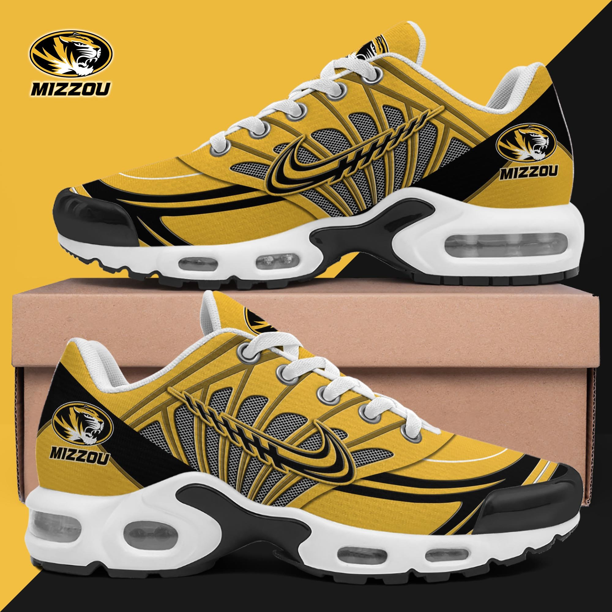 Missouri Tigers TN Shoes 2025 Version Custom Name 135