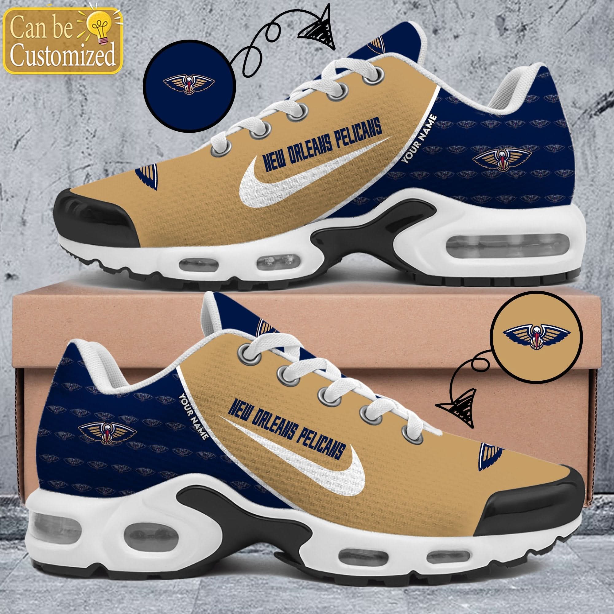 New Orleans Pelicans Premium A951 Limited Shoes Personalized