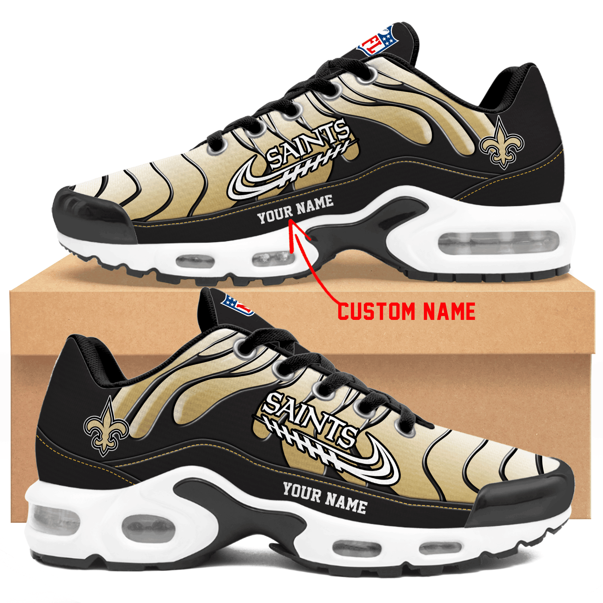 New Orleans Saints  Personalized Air Max Shoes TD