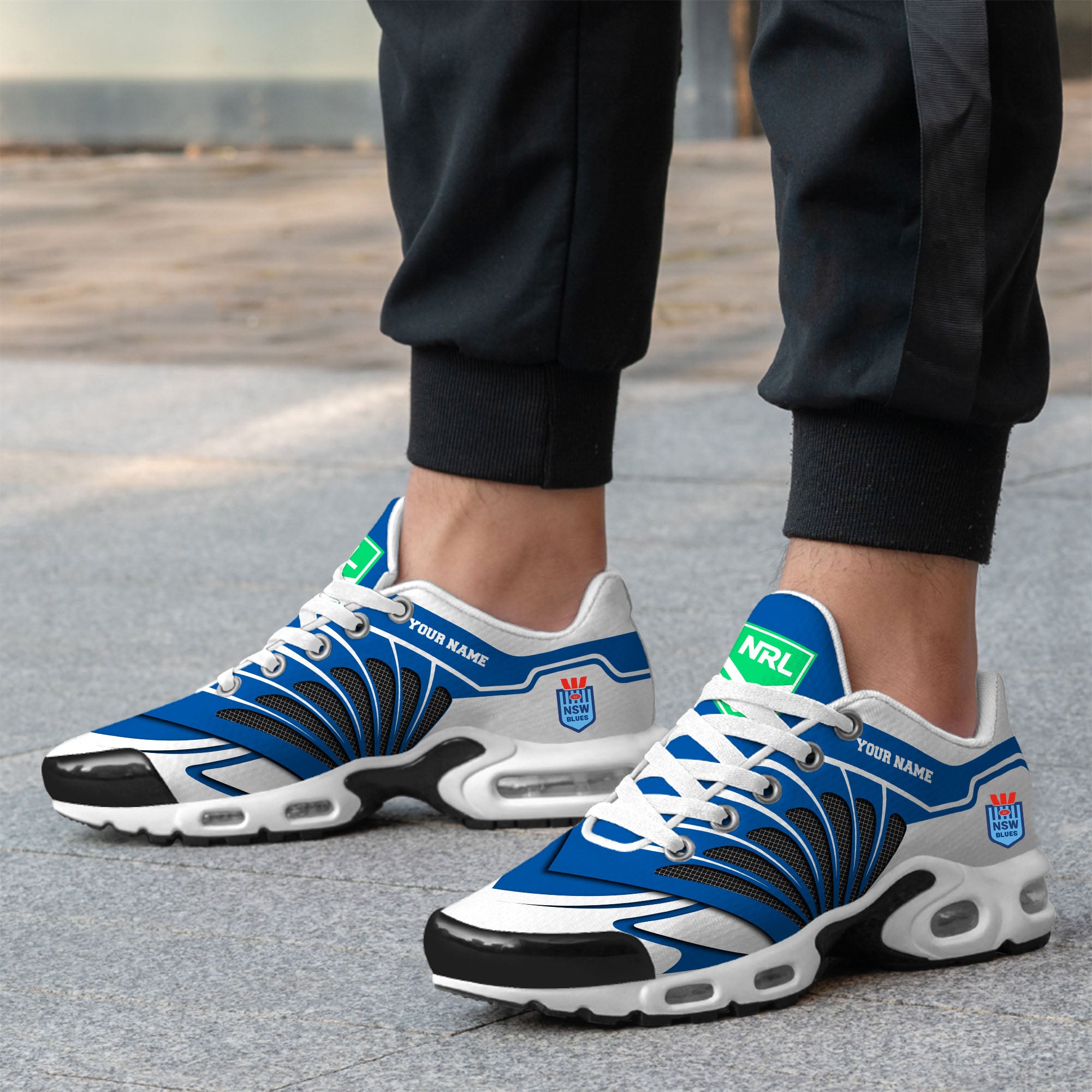 New South Wales Blues CUSTOMIZED UNISEX AIR MAX PLUS SNEAKERS