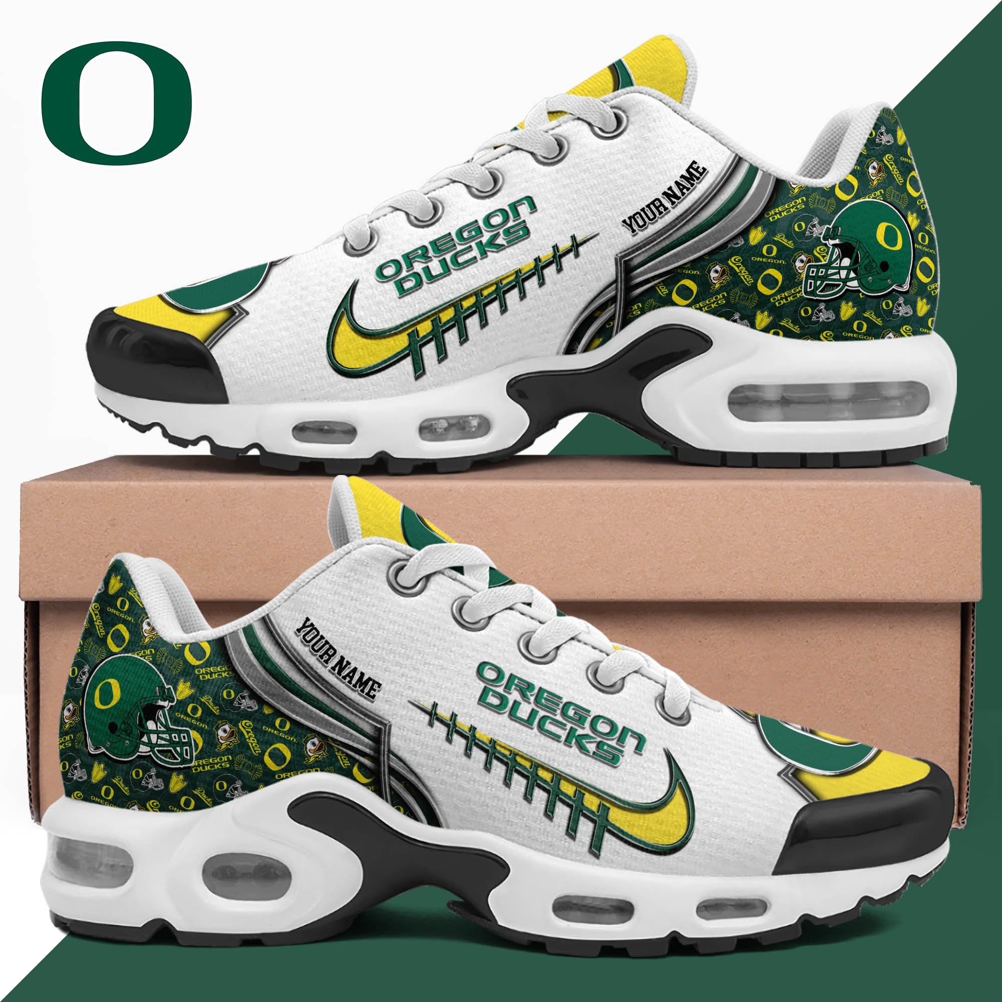 Oregon Ducks TN Shoes 2025 Version Custom Your Name 642