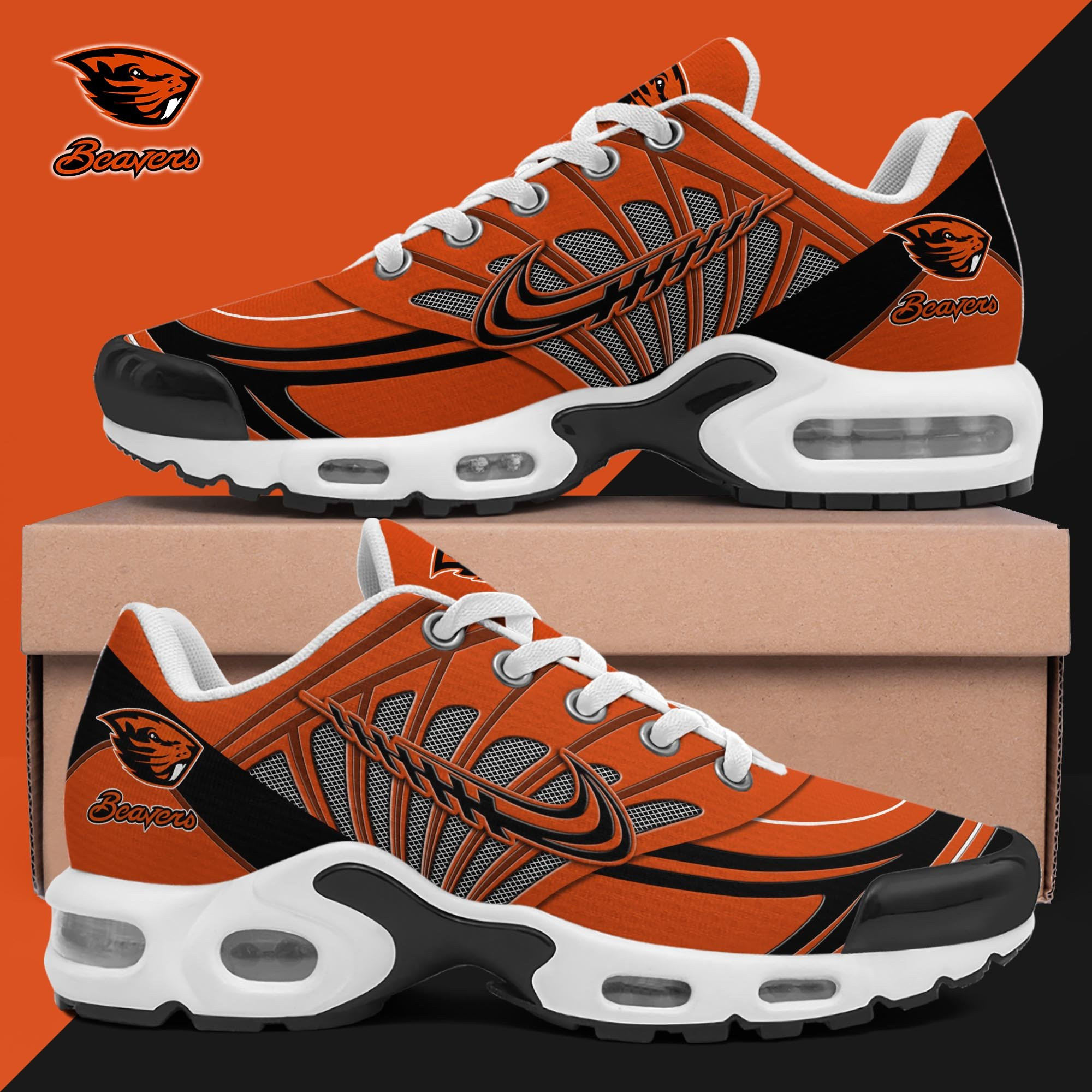 Oregon State Beavers TN Shoes 2025 Version Custom Name 135