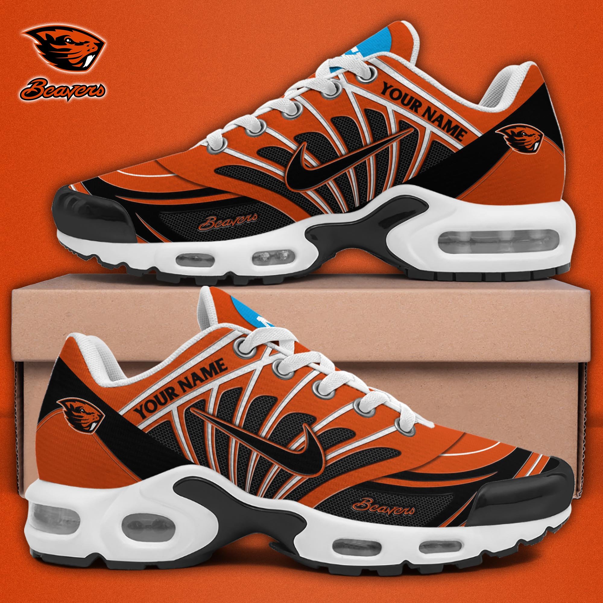 Oregon State Beavers TN Shoes 2025 Version Custom Name 