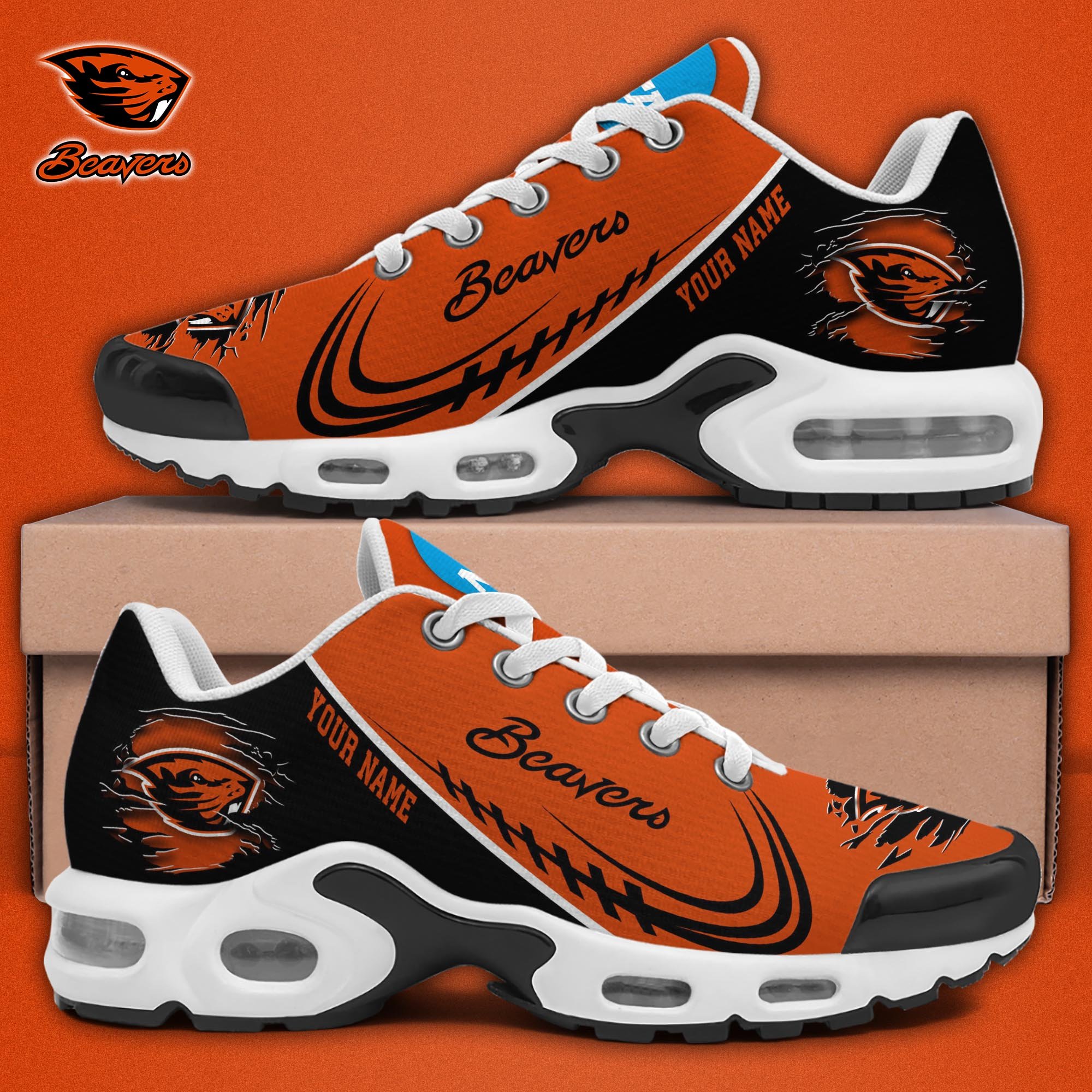 Oregon State Beavers TN Shoes 2025 Version Custom Name 