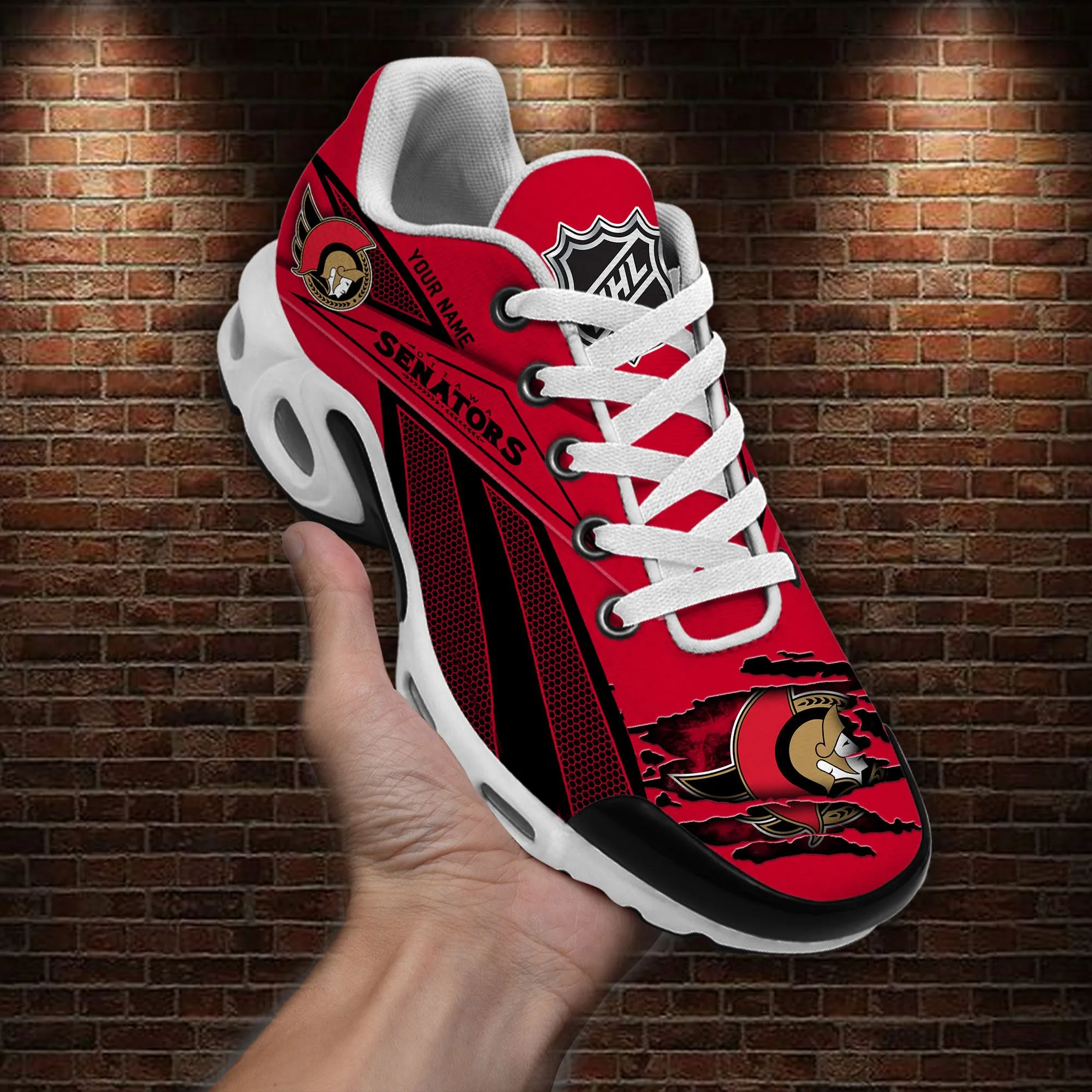 Ottawa Senators Sport Team TN Air Max Shoes Air Cushion Sneakers 331XH-6477