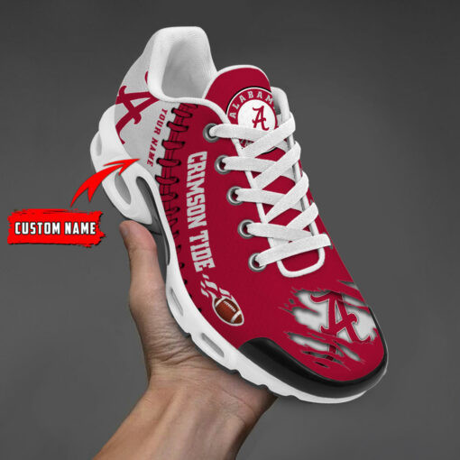 Personalized Alabama Crimson Tide Team Logo Pattern TN Air Max Shoes Air Cushion Sneakers