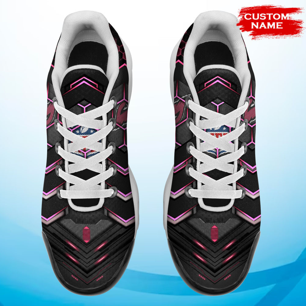 Personalized Arizona CardinalsTeam Logo Team Neon Color TN Air Max Shoes Air Cushion Sneakers