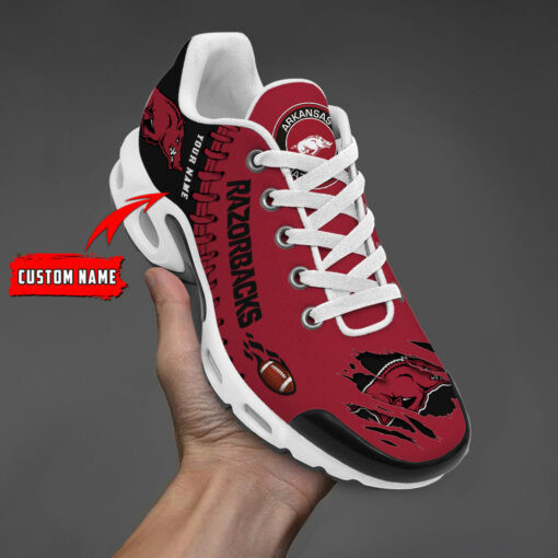 Personalized Arkansas Razorbacks Team Logo Pattern TN Air Max Shoes Air Cushion Sneakers