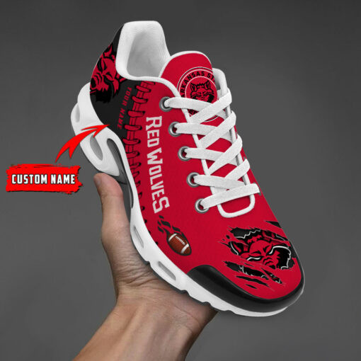 Personalized Arkansas State Red Wolves Team Logo Pattern TN Air Max Shoes Air Cushion Sneakers