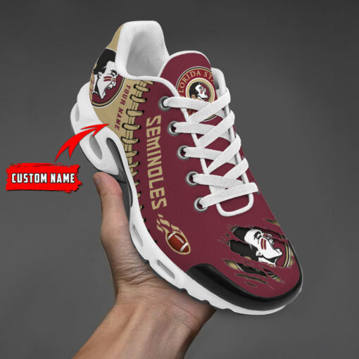 Personalized Florida State Seminoles Team Logo Pattern TN Air Max Shoes Air Cushion Sneakers