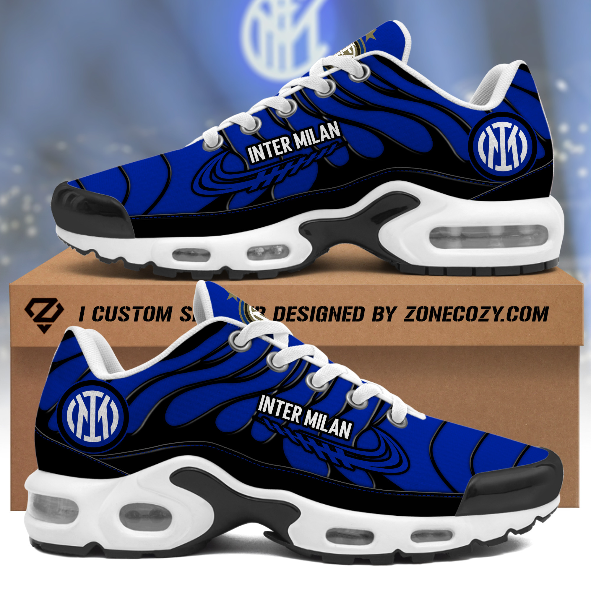 Personalized Inter Milan Air Cushion Sneaker V2