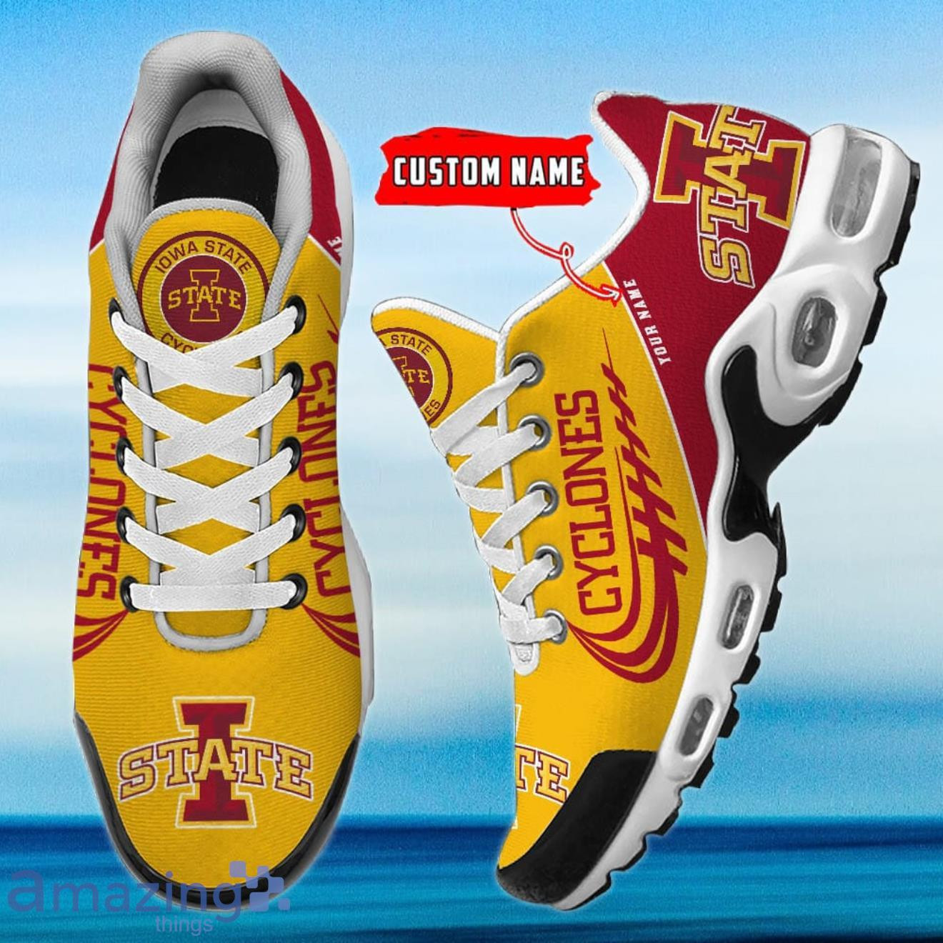 Personalized Iowa State Cyclones Team Logo And Color TN Air Max Shoes Air Cushion Sneakers