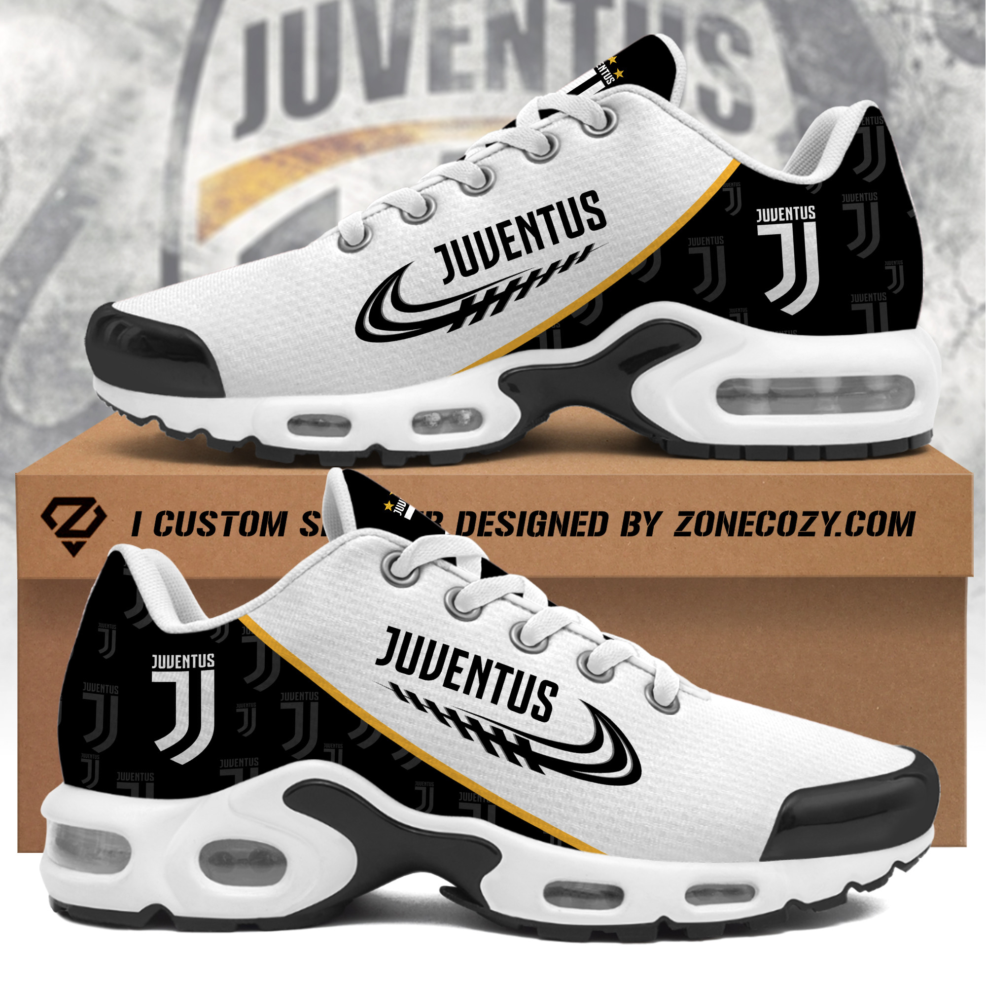 Personalized Juventus Air Cushion Sneaker