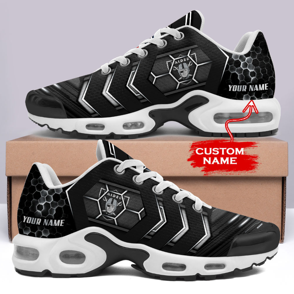 Personalized Las Vegas Raiders Team Logo Team Neon Color TN Shoes Air Cushion Sneakers