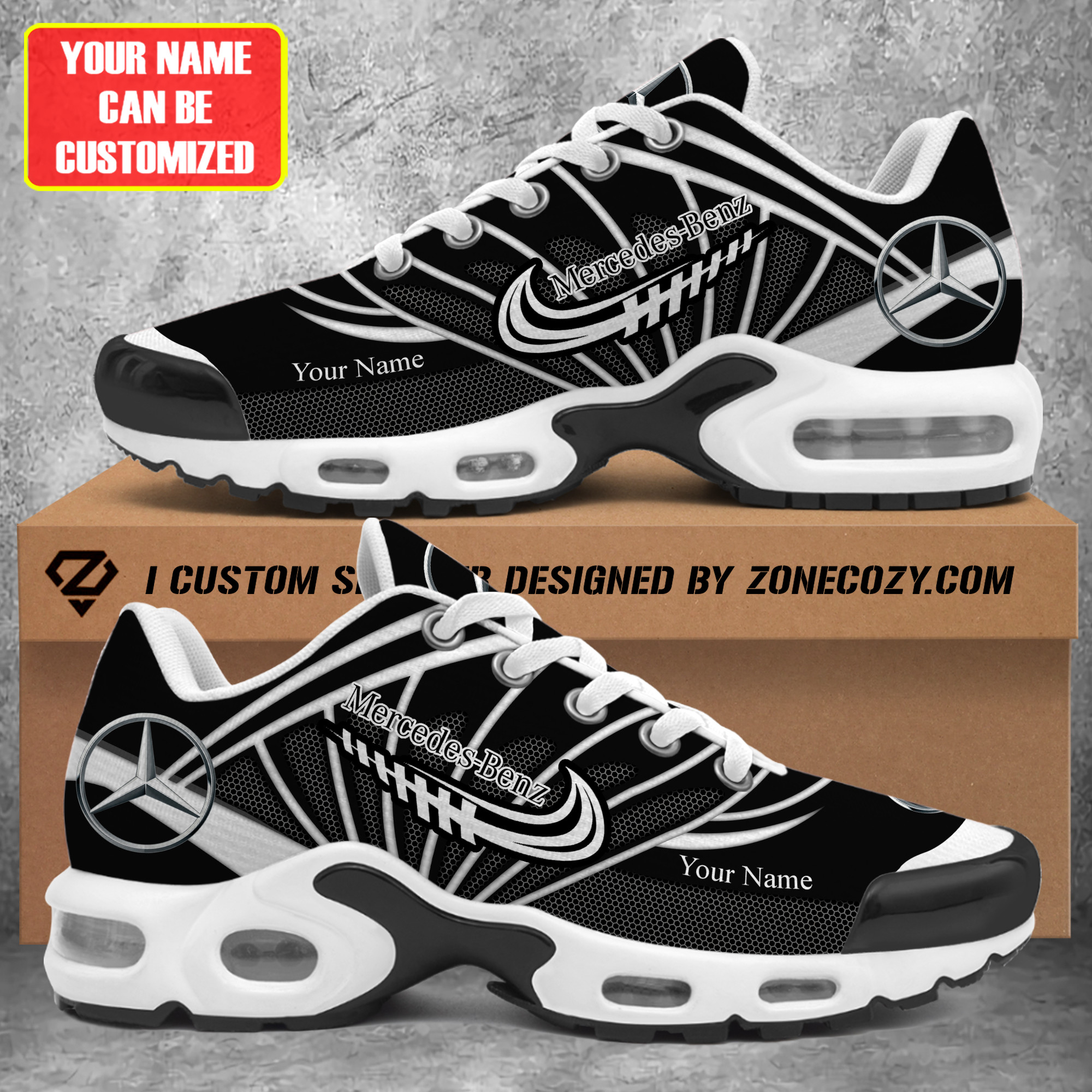 Personalized Mercedes Air Cushion Sneaker V4