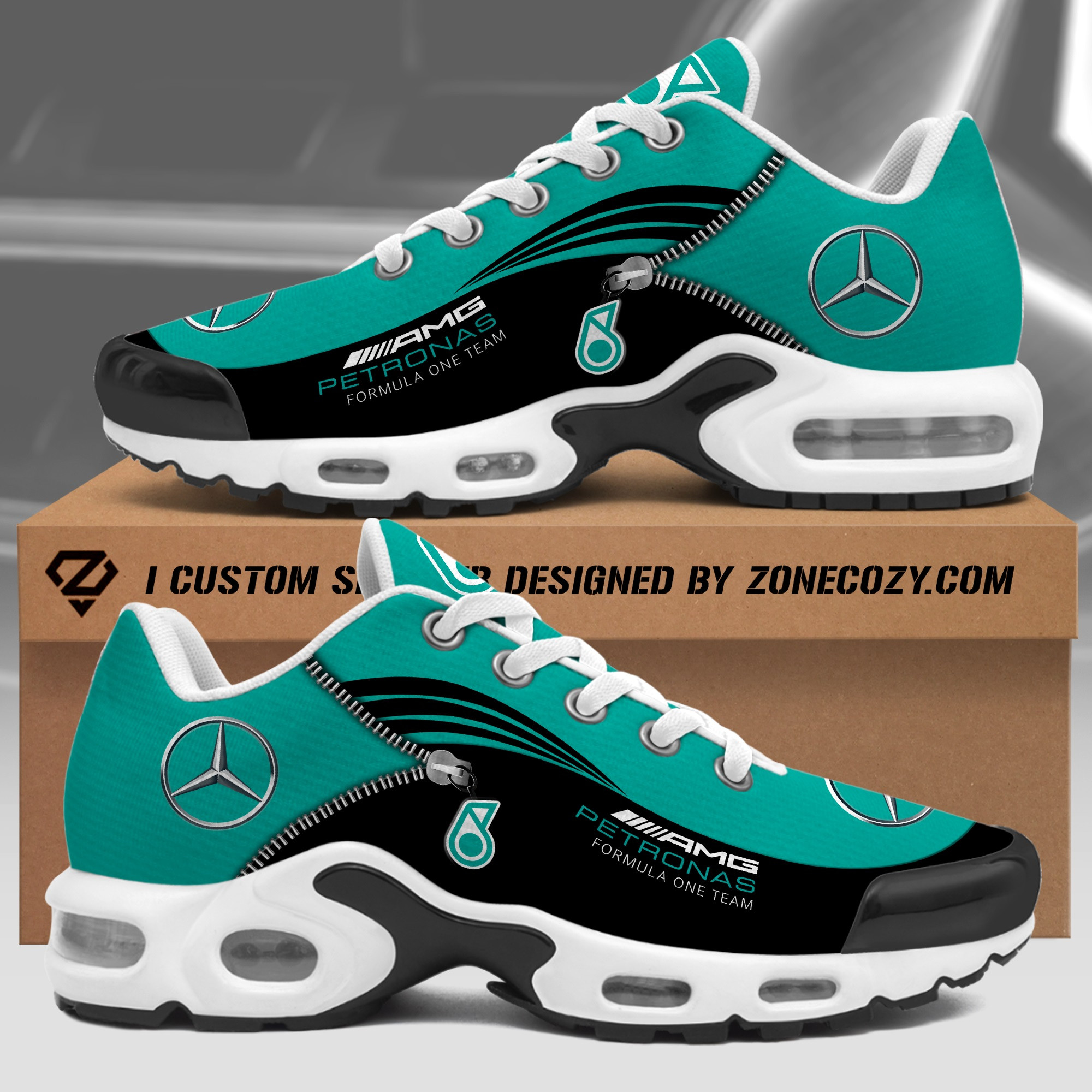 Personalized Mercedes  AMG Petronas Air Cushion Sneaker V2