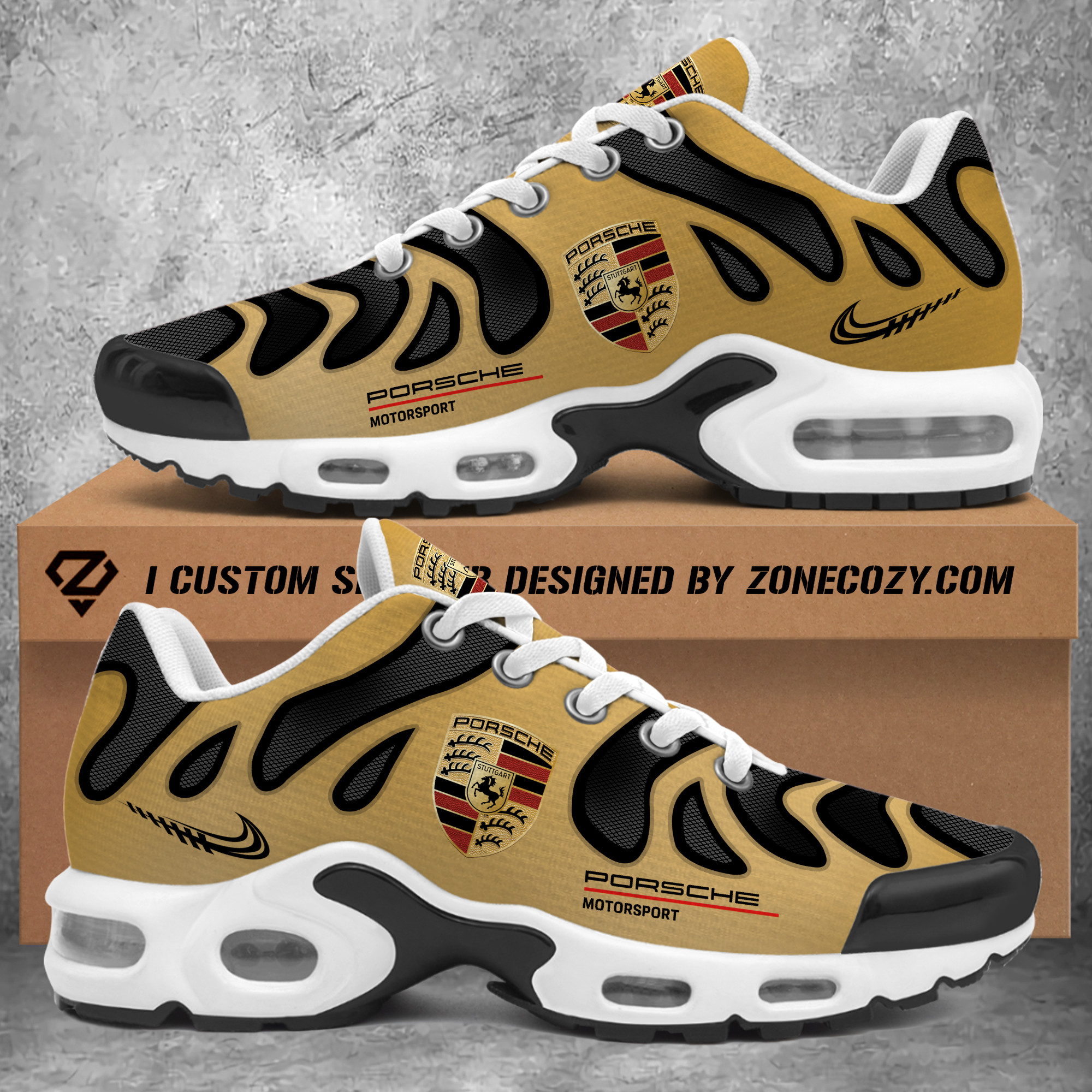 Personalized Porsche Air Cushion Sneaker V6