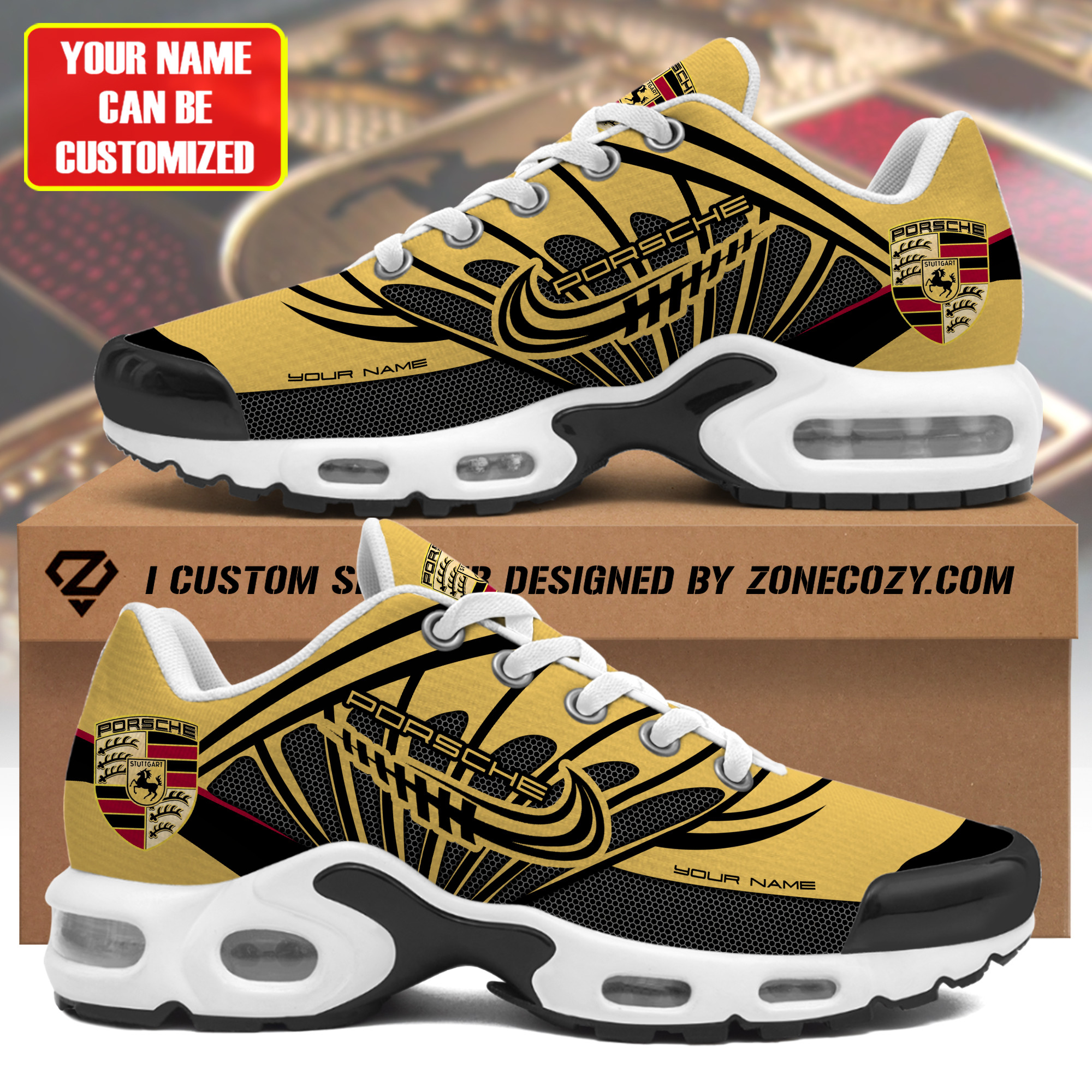 Personalized Porsche Sport Air Cushion Sneaker