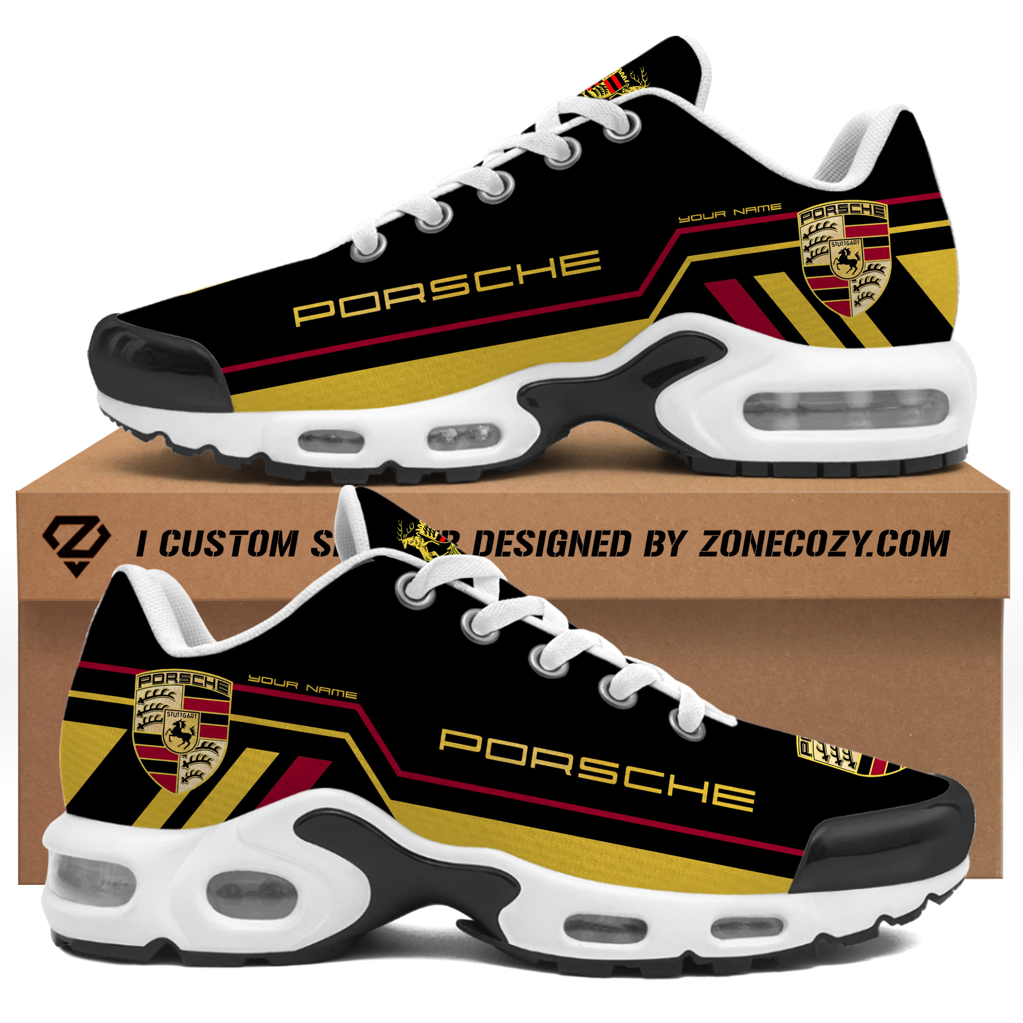 Personalized Porsche Sport Air Cushion Sneaker V2