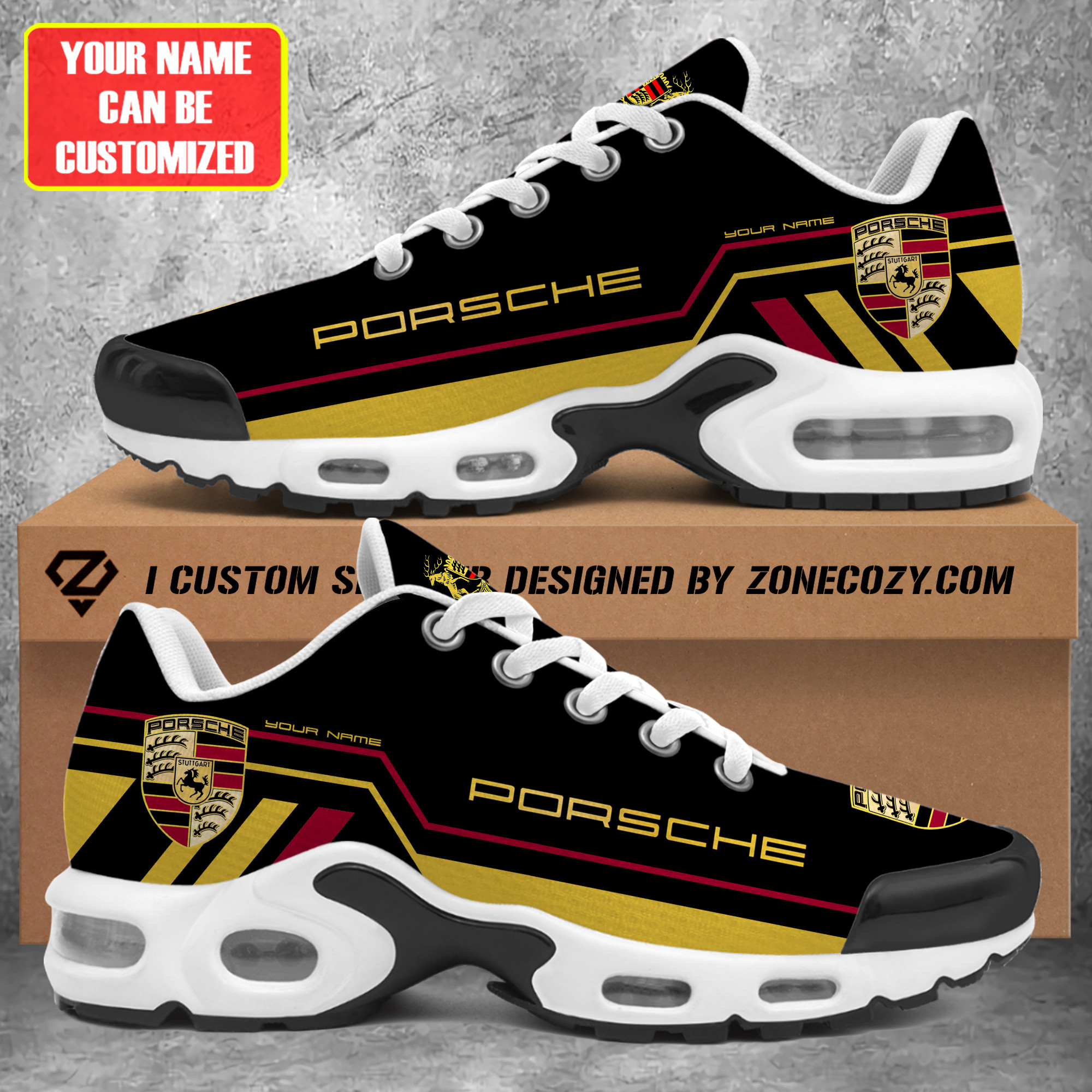 Personalized Porsche Sport Air Cushion Sneaker V2