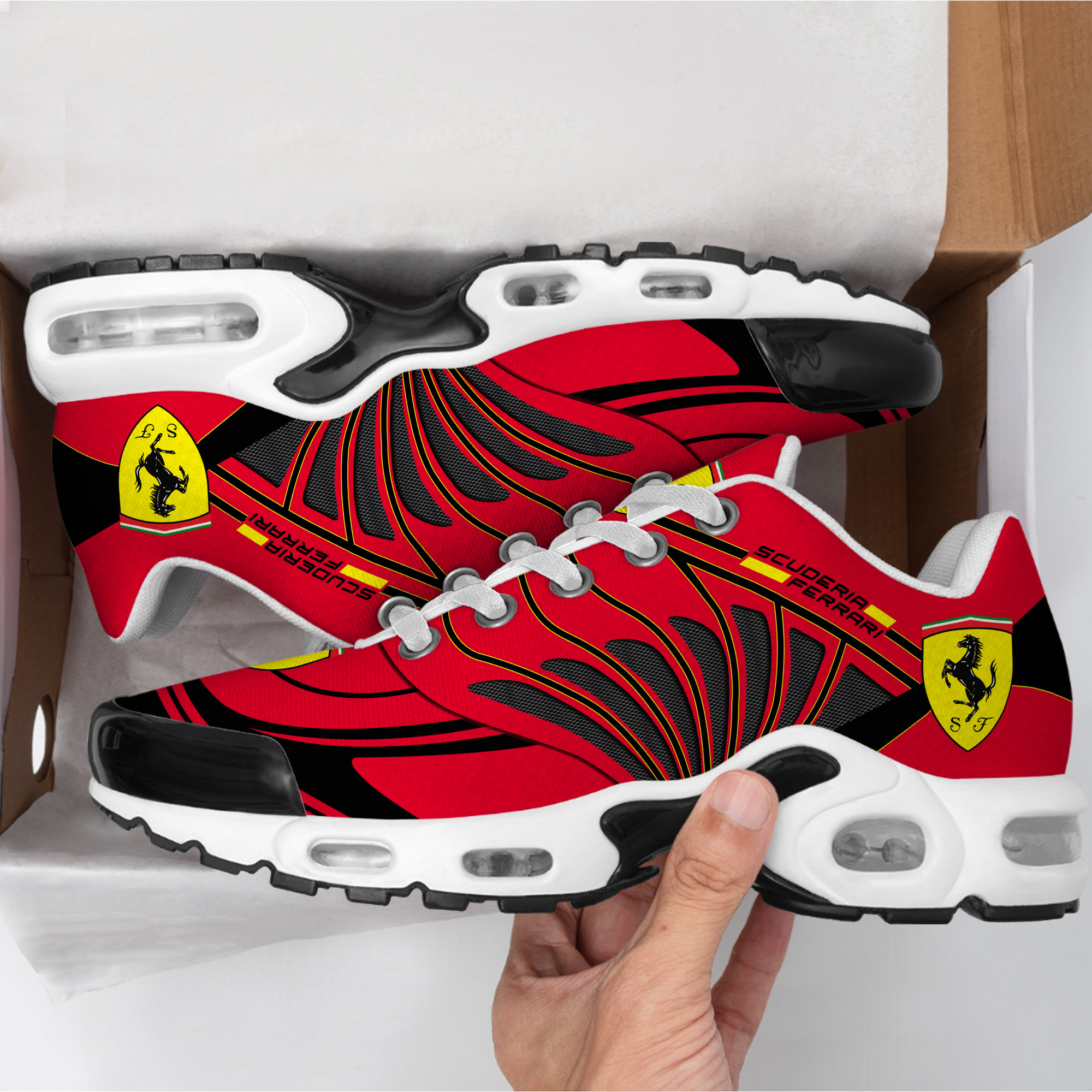 Personalized Scuderia Ferrari Air Cushion Sneaker V3