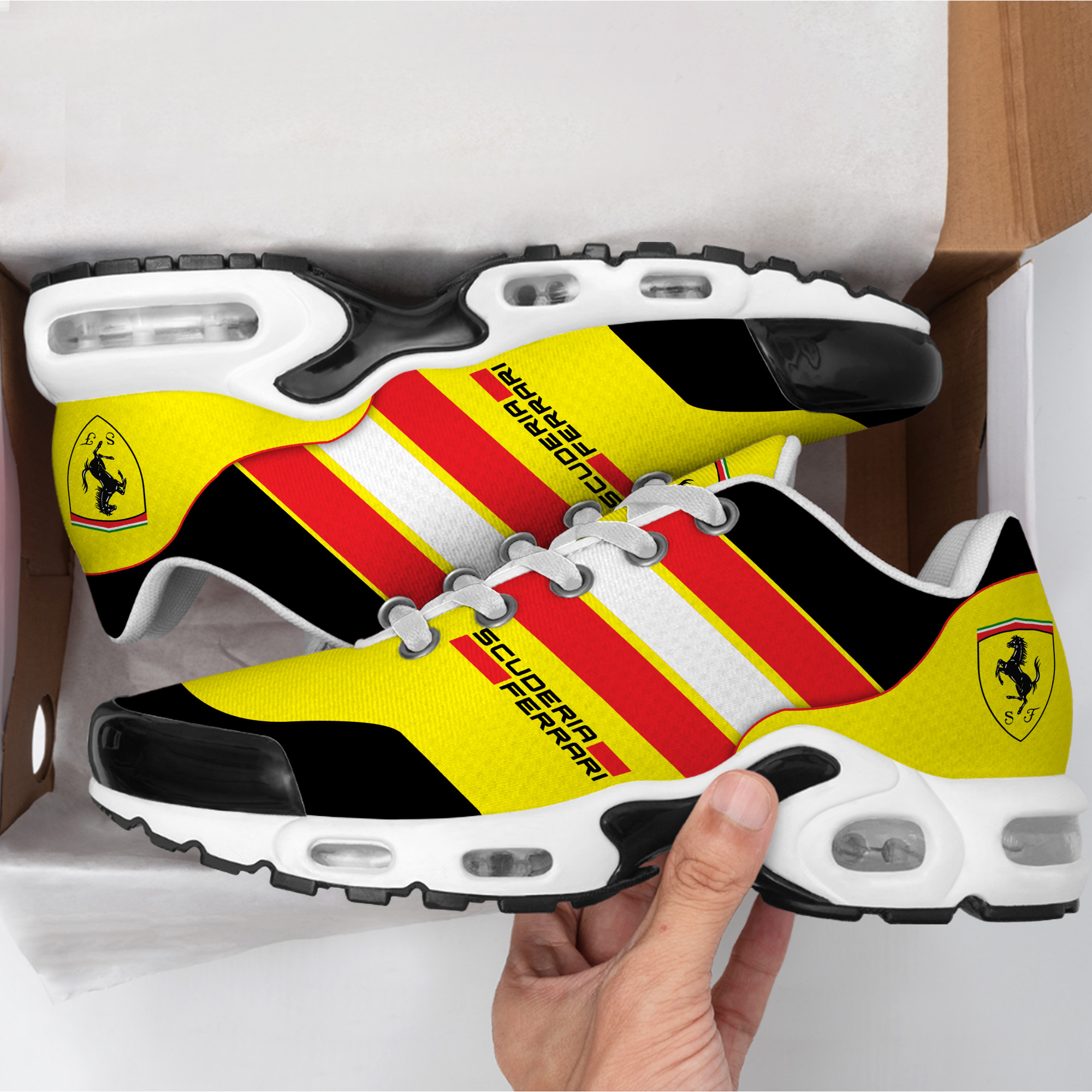 Personalized Scuderia Ferrari Air Cushion Sneaker V4