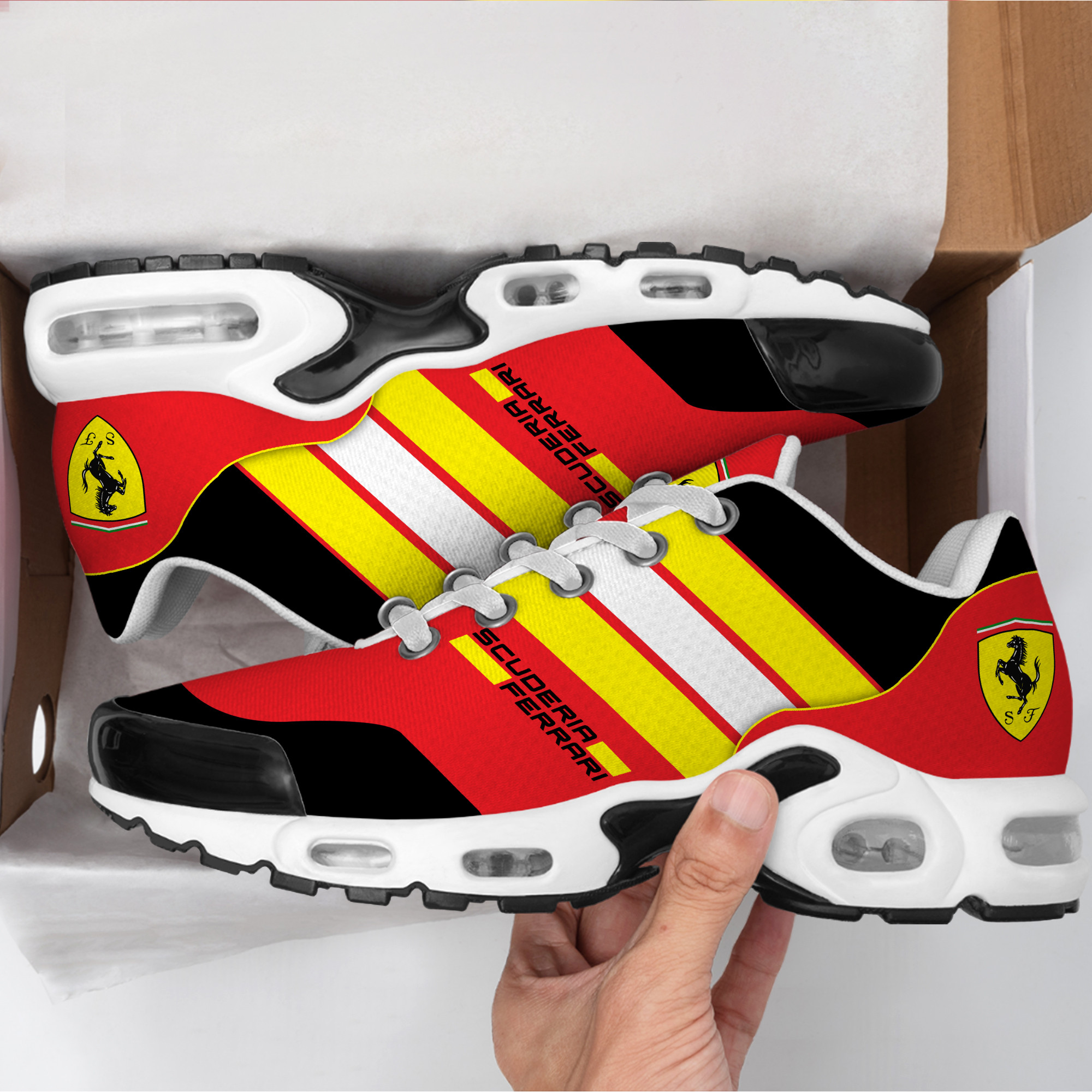 Personalized Scuderia Ferrari Air Cushion Sneaker V4