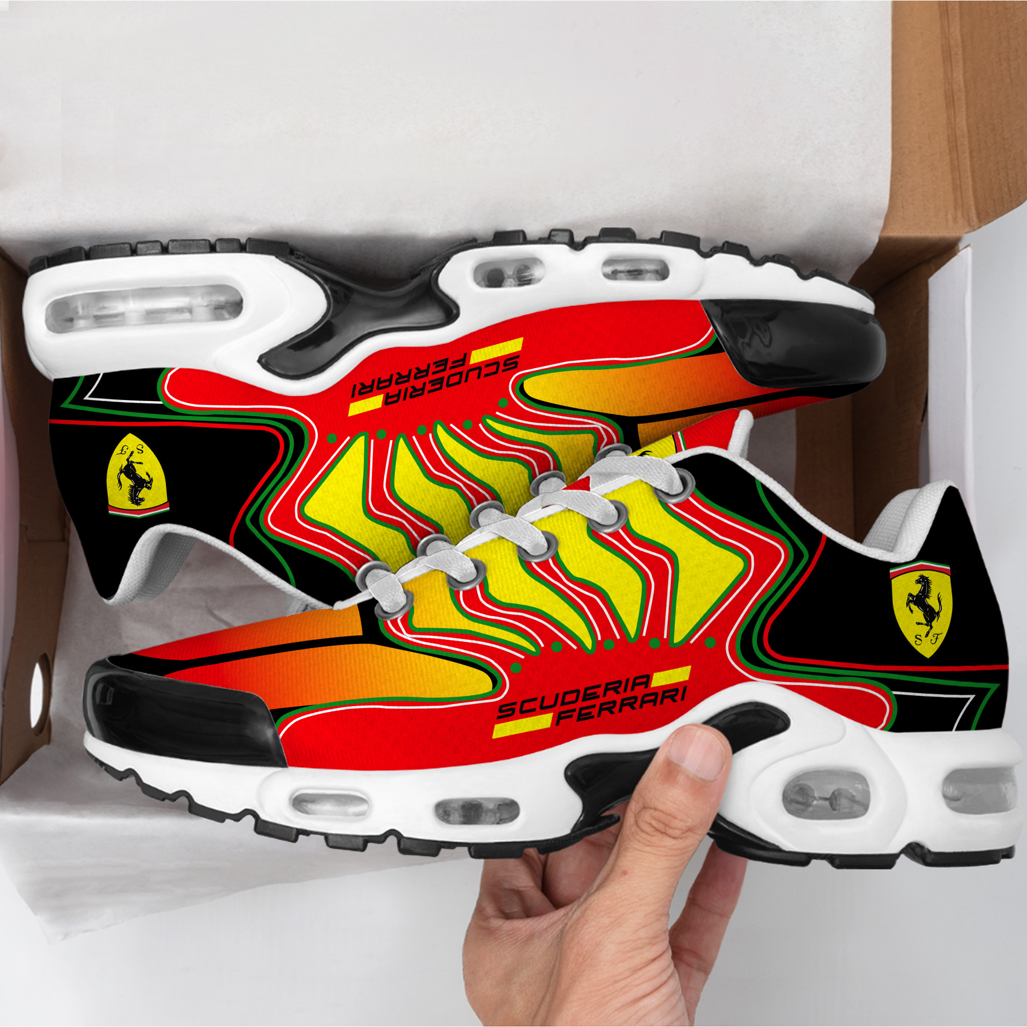 Personalized Scuderia Ferrari Air Cushion Sneaker V7