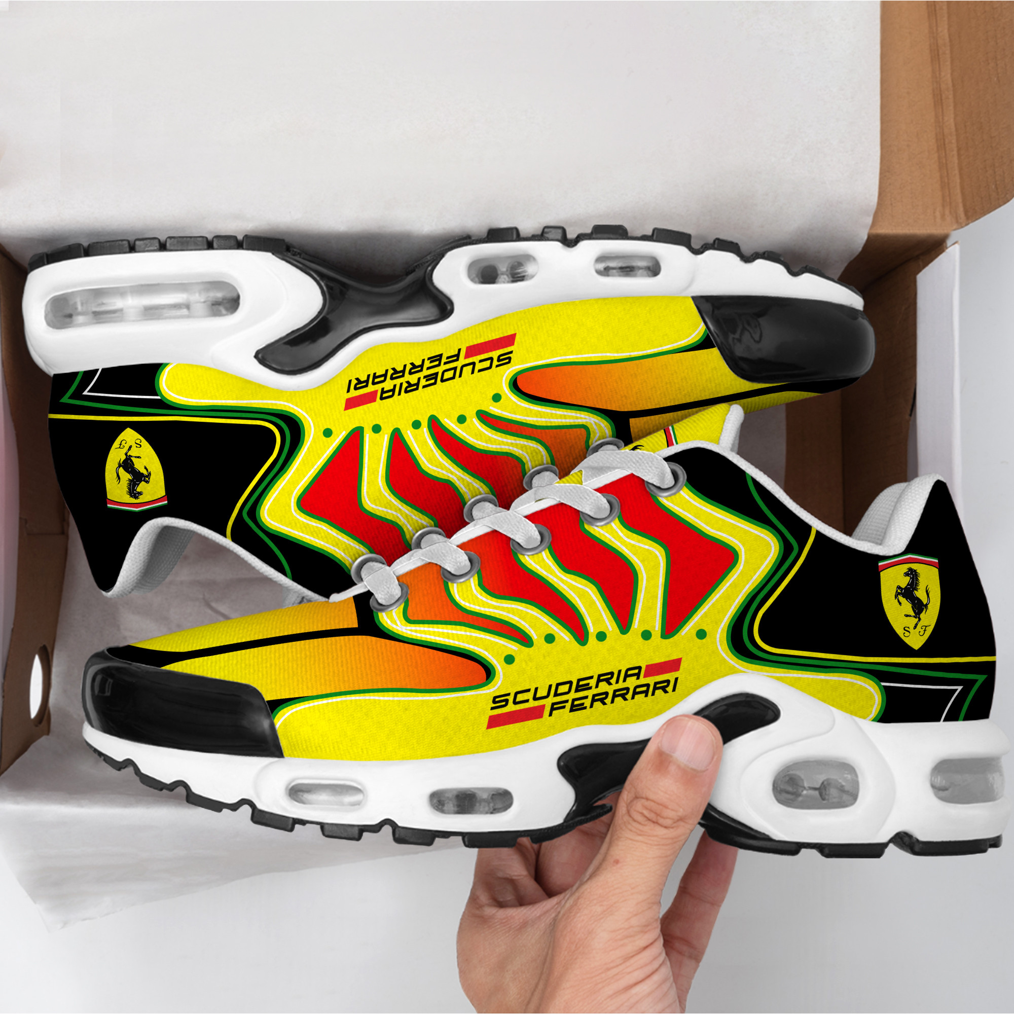Personalized Scuderia Ferrari Air Cushion Sneaker V7