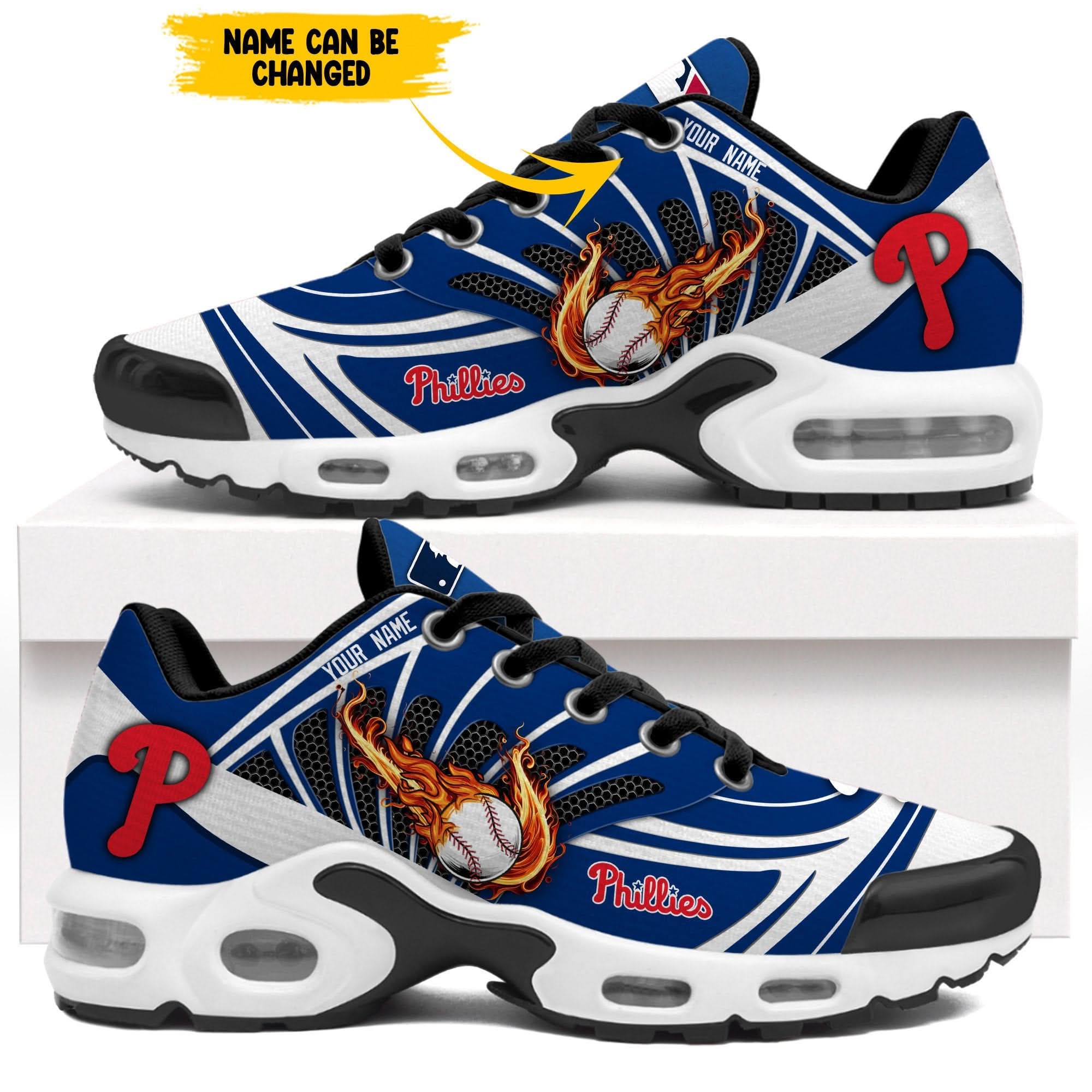 Philadelphia Phillies  Personalized Air Max Shoes 