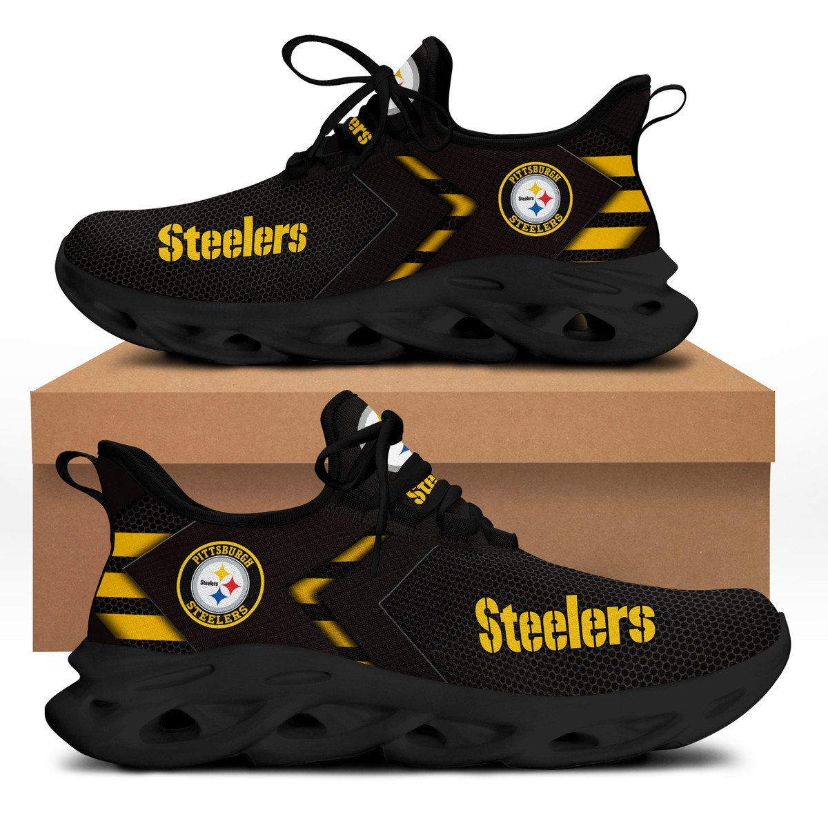 Pittsburgh Steelers Custom Clunky Sneaker S190304