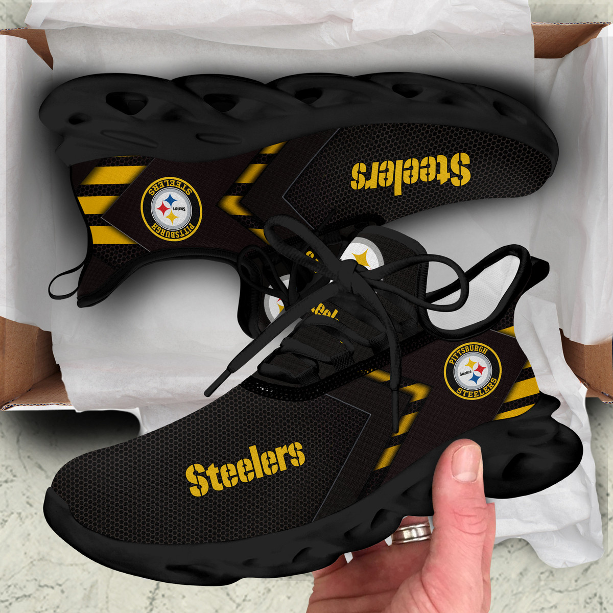 Pittsburgh Steelers Custom Clunky Sneaker S190304
