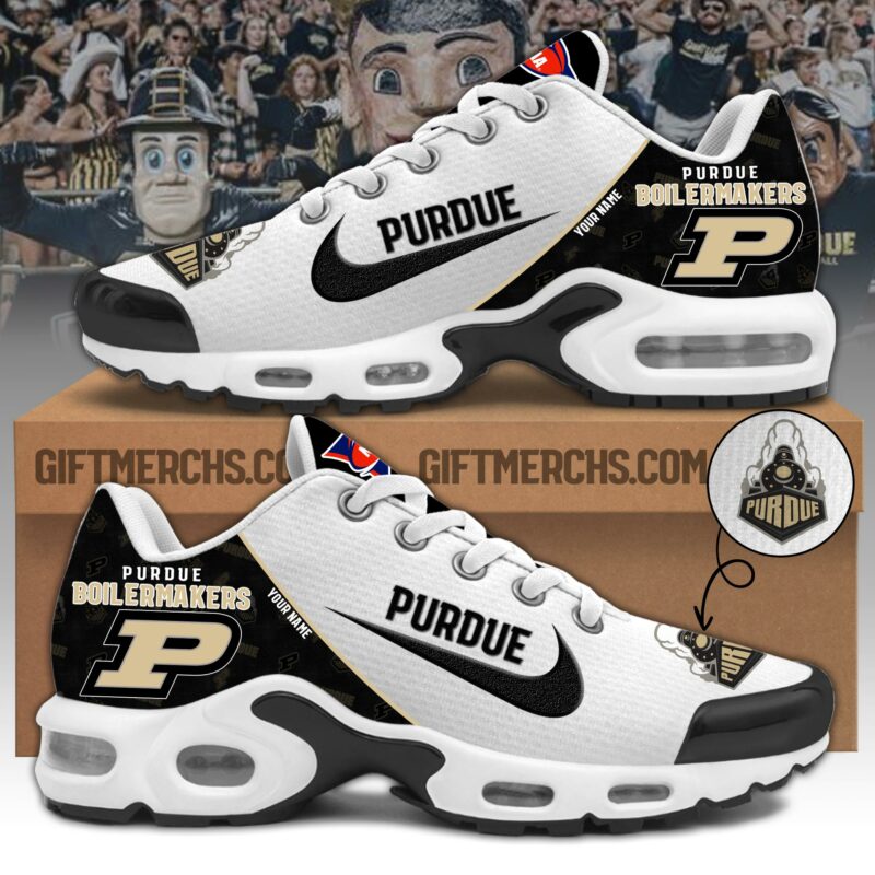 Purdue Boilermakers TN Shoes 2025 Version Custom Name, Shoes For Sport Fan, Sport Gifts PH270