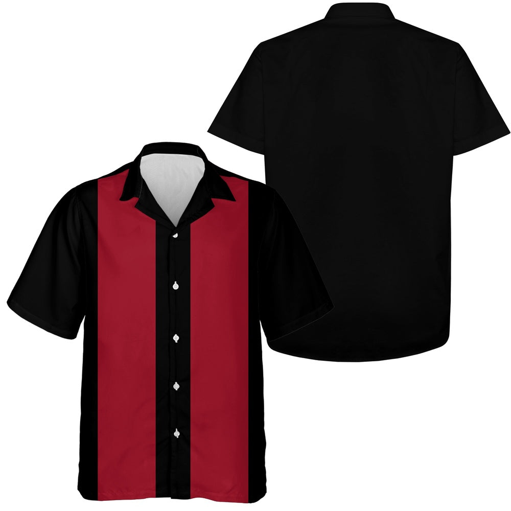 Retro Bowling Shirts For Men And Women, Short Sleeve Button Down Vintage Bowling Shirt, Bowling Team Hawaiian