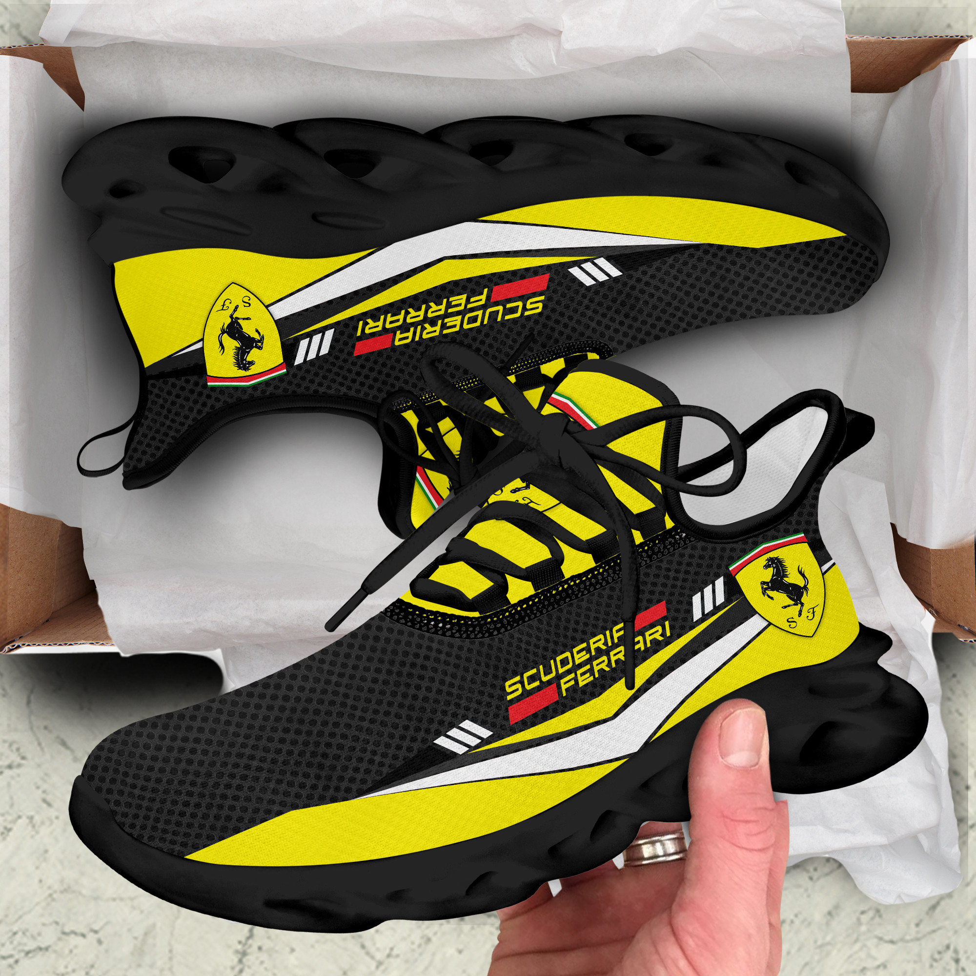 Scuderia Ferrari Q8 Chunky Custom Sneaker