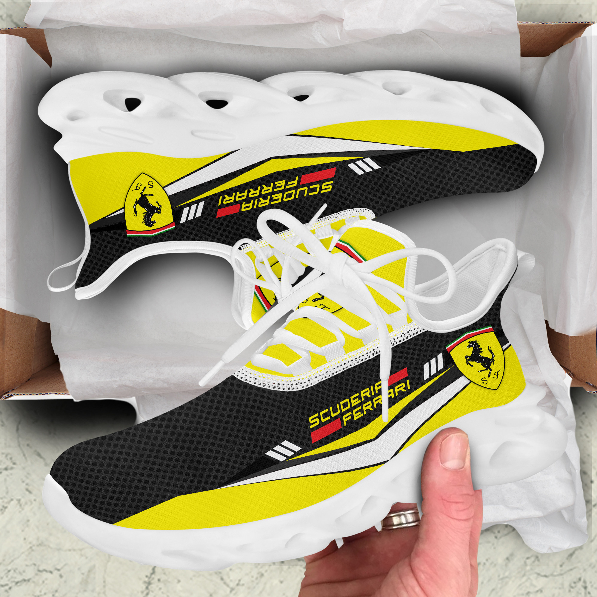 Scuderia Ferrari Q8 Chunky Custom Sneaker
