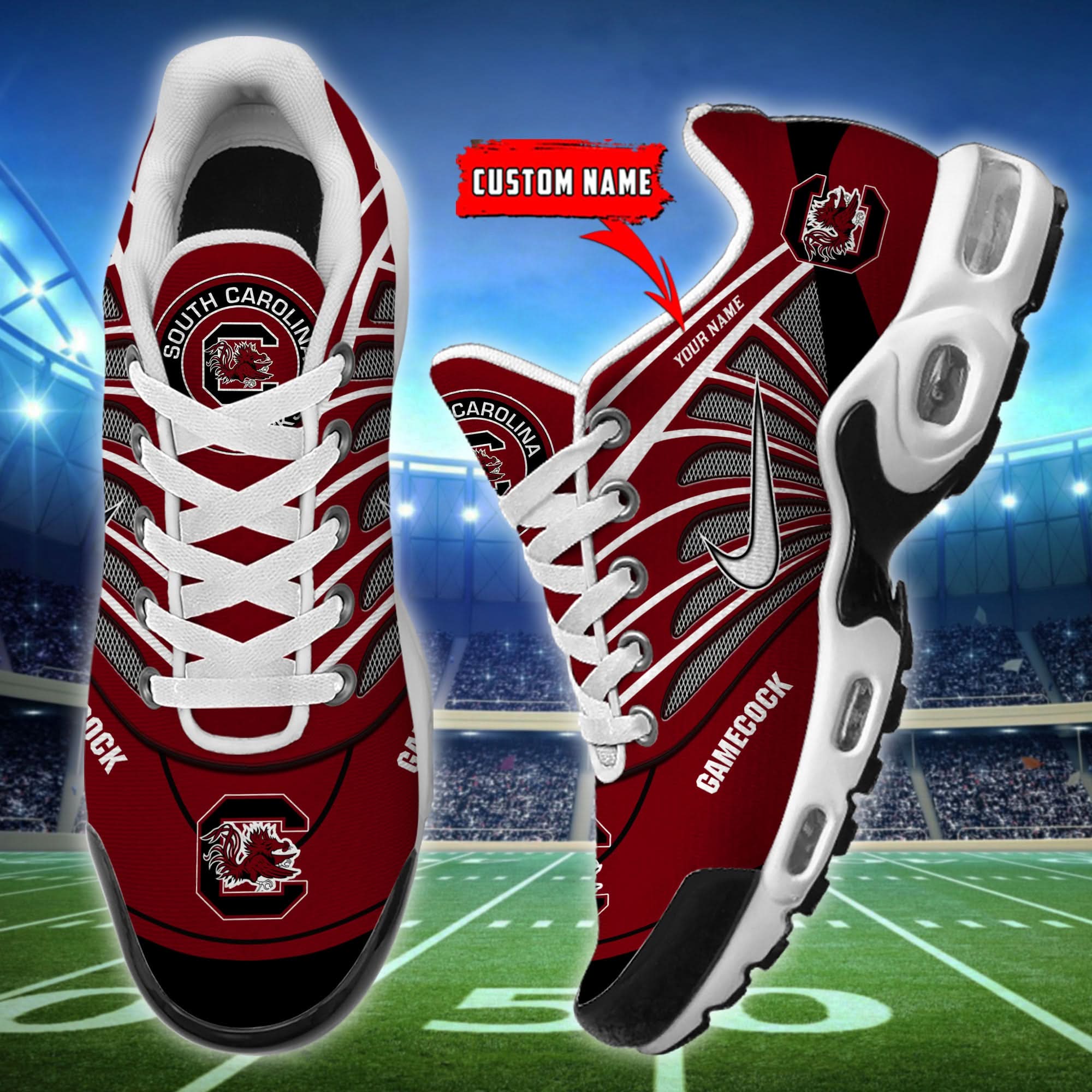 South Carolina Gamecocks  Air Max Plus Shoes - Limited